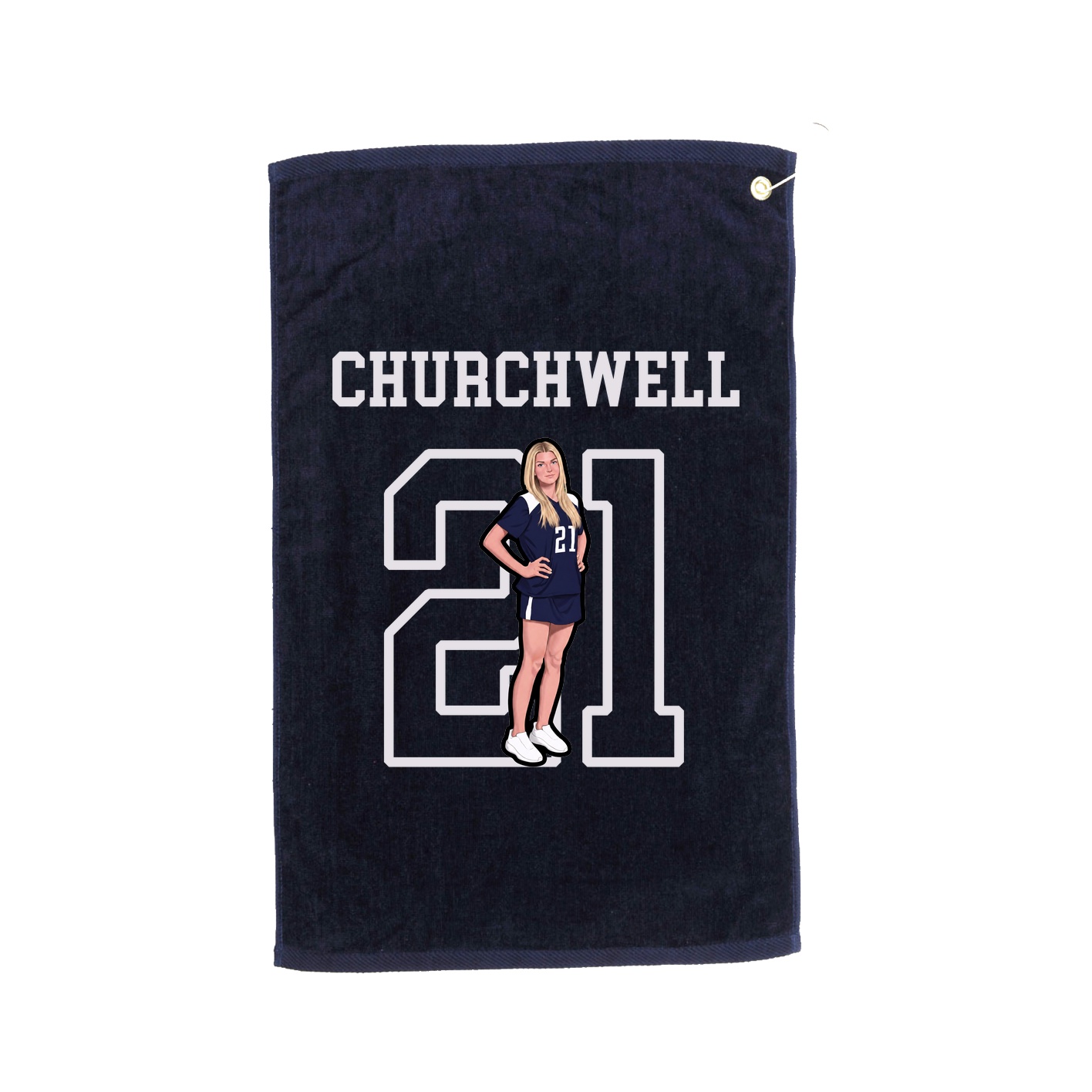 Golf Towel — Shirsey in Navy
