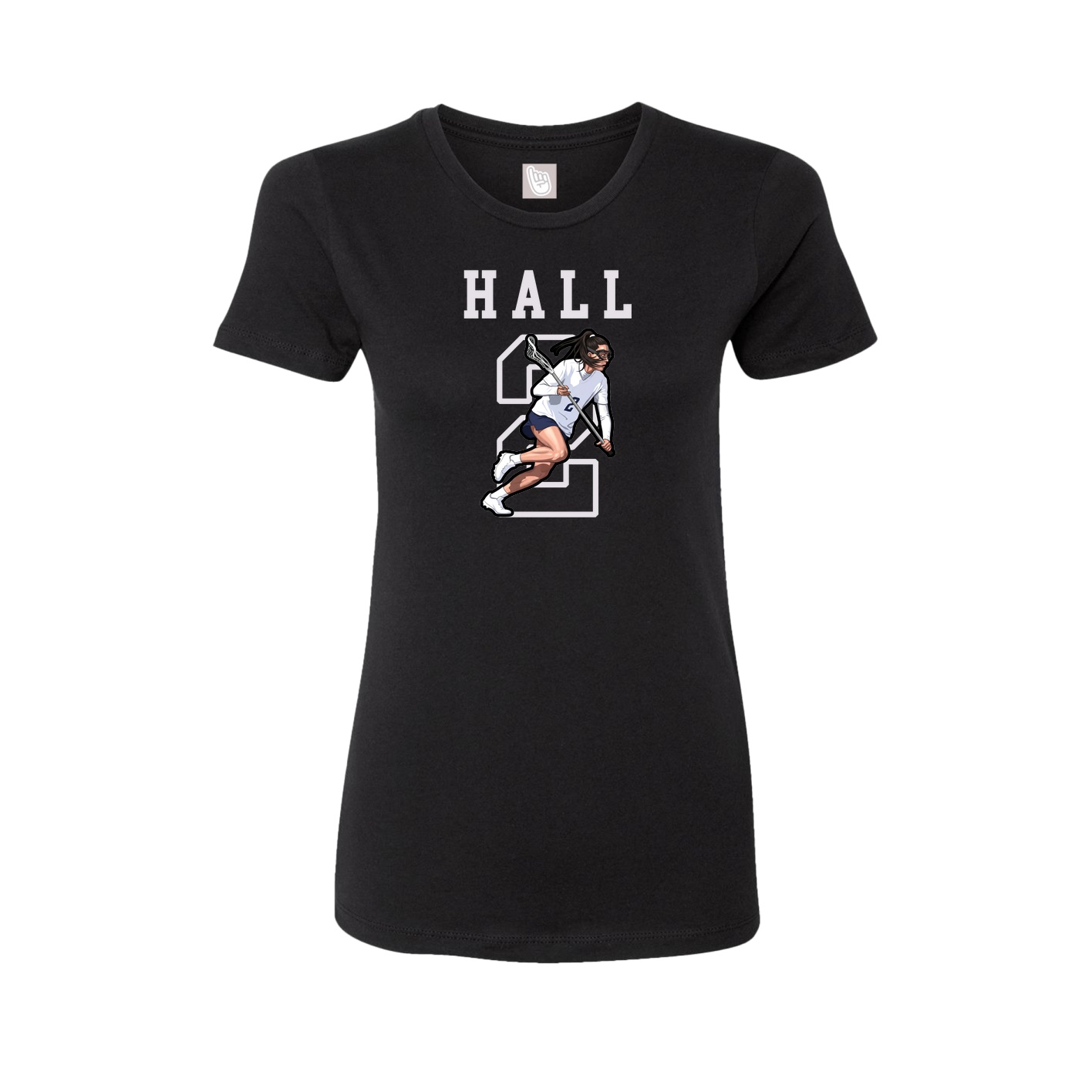 Fitted Women's Tee — Shirsey in Black