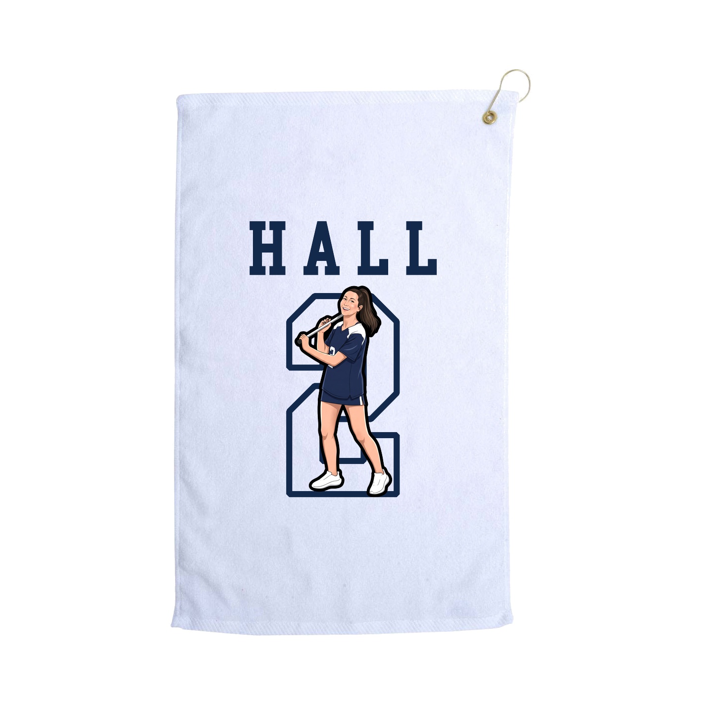 Golf Towel — Shirsey in White