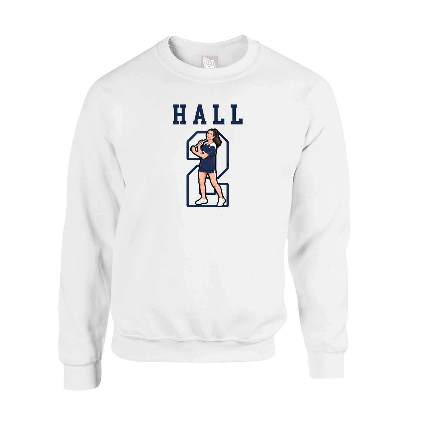 Fleece Crew — Shirsey in White