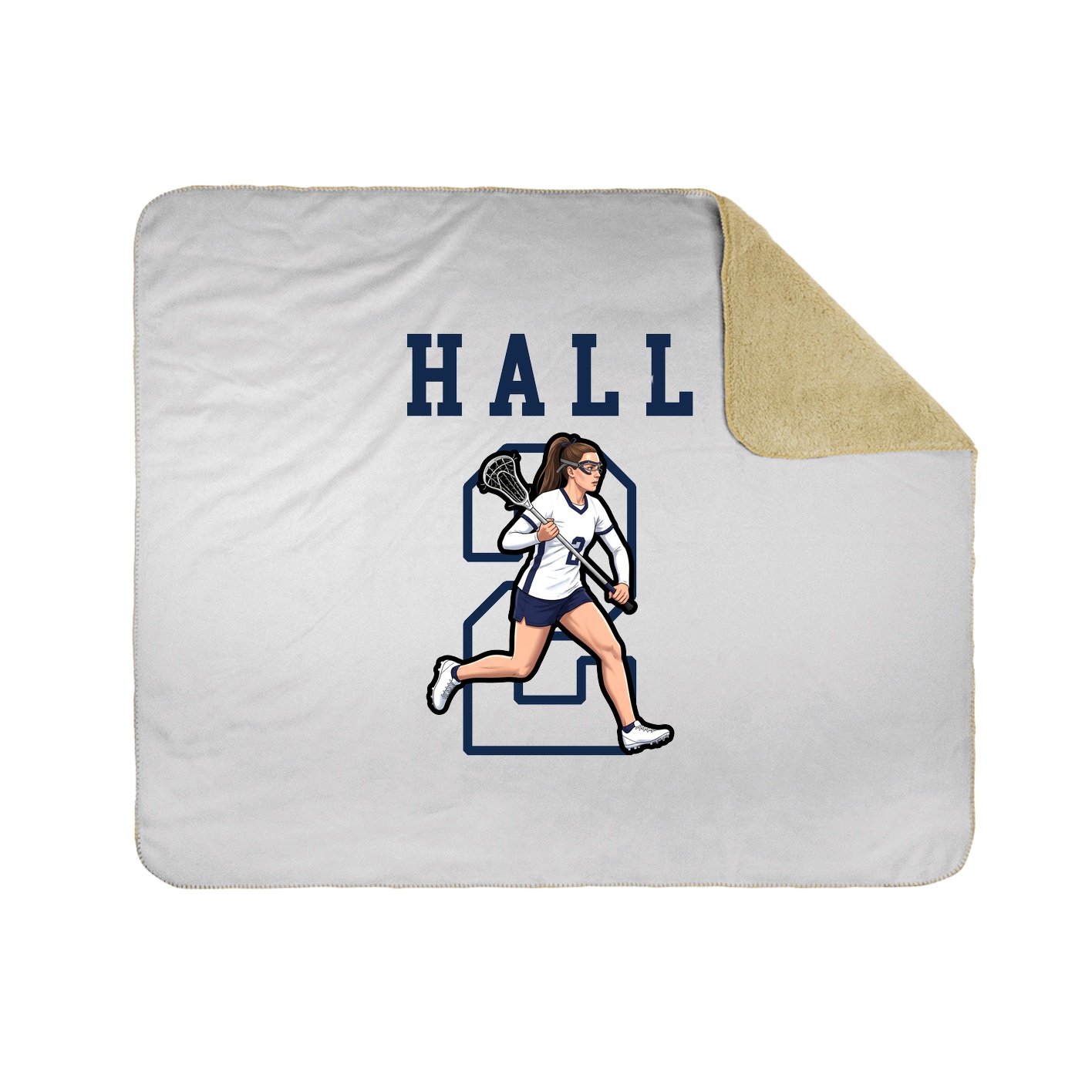 Throw Blanket — Shirsey in White