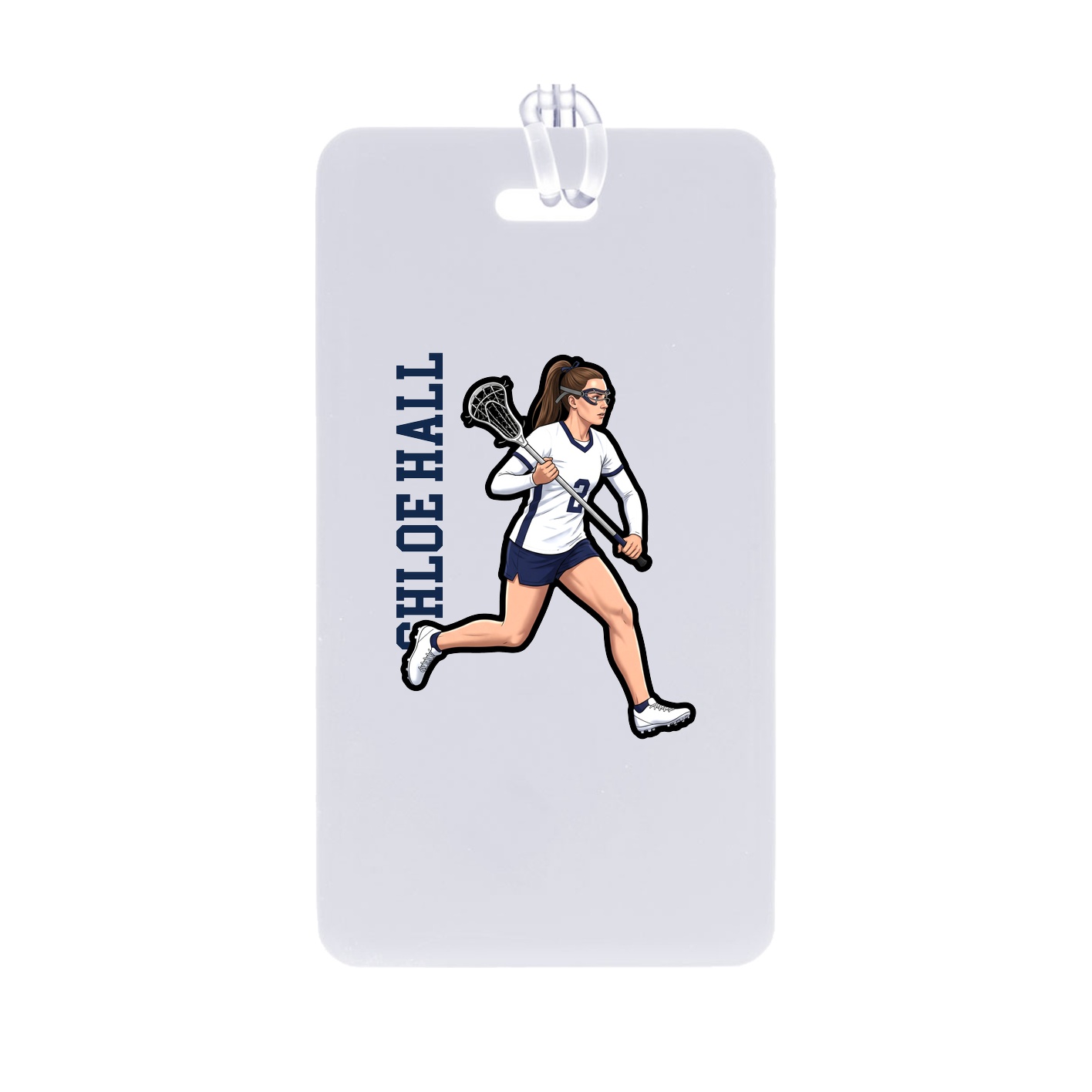 Bag Tag — Name Vertical in Classic
