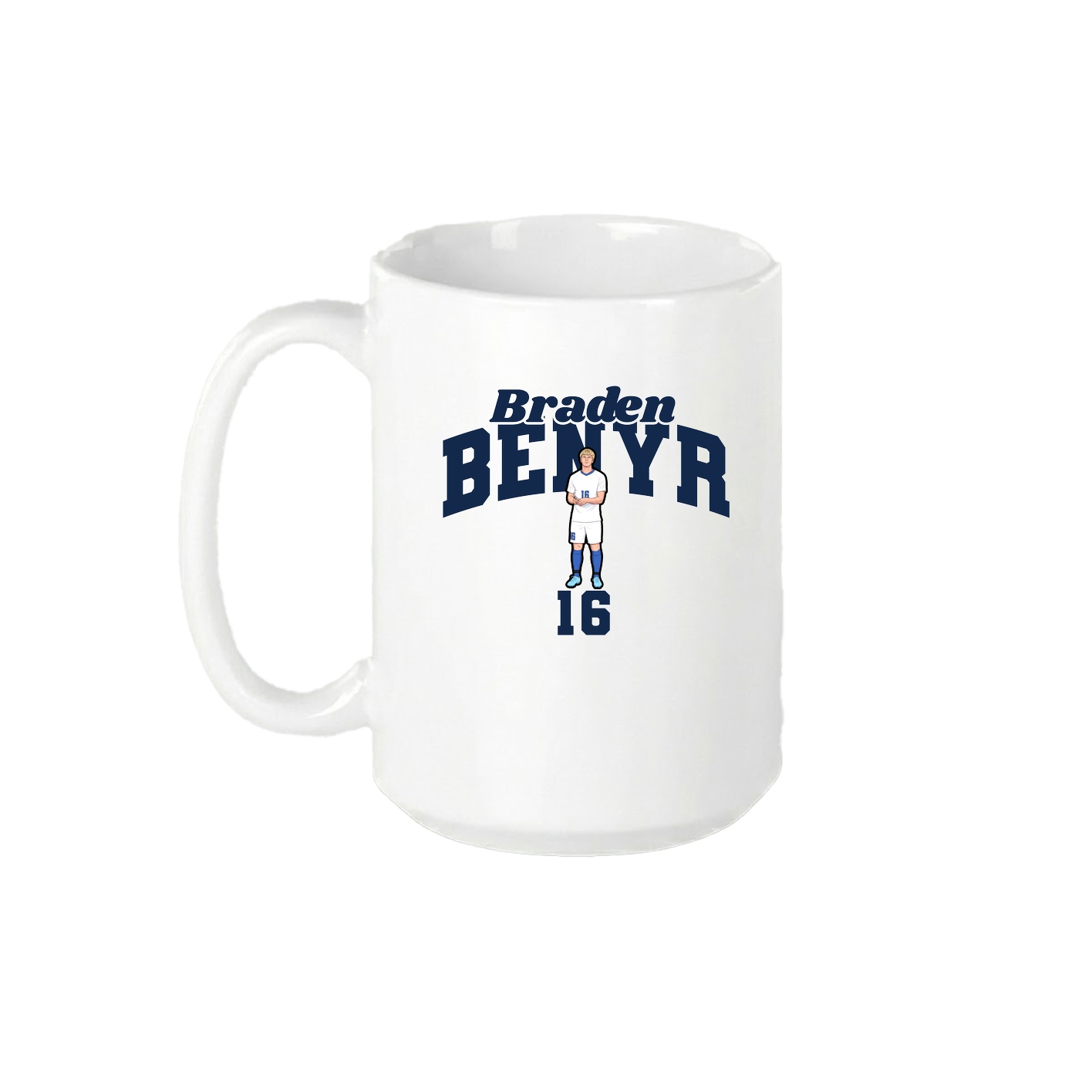 15oz Coffee Mug — Signature Arch in White