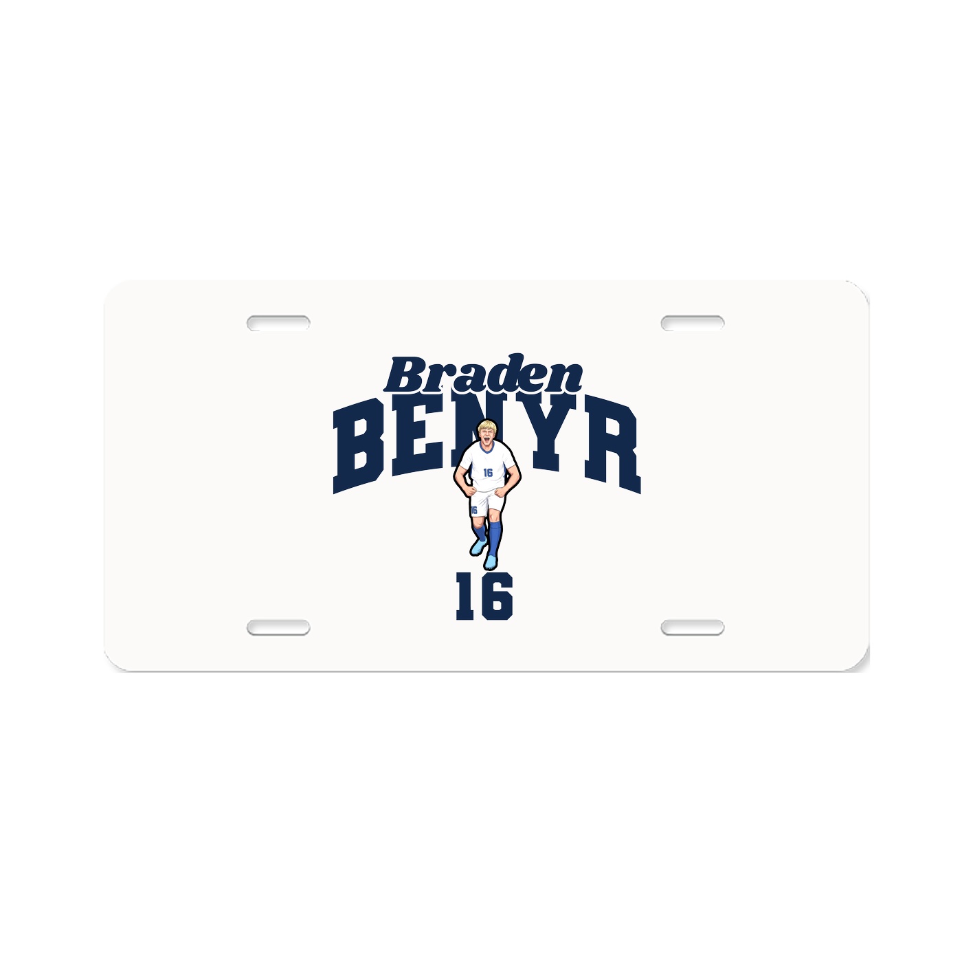 License Plate — Signature Arch in Classic