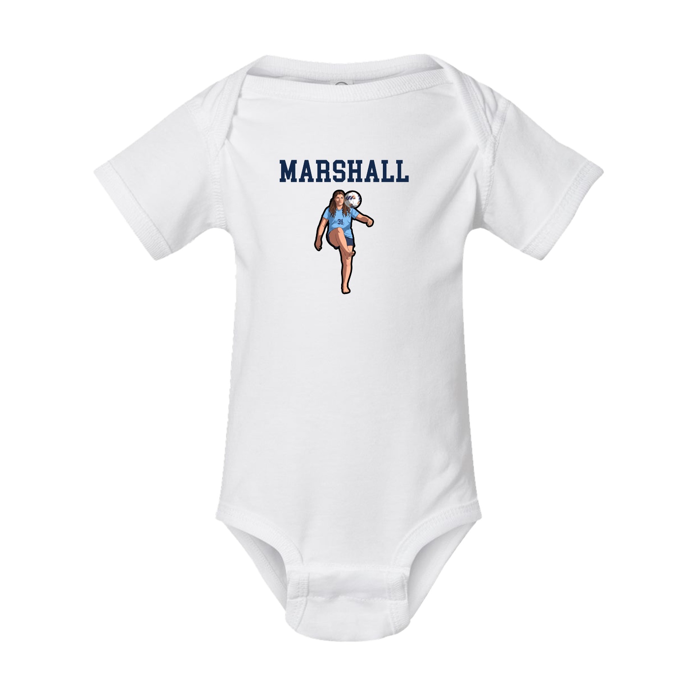 Baby Onesie — Shirsey in White