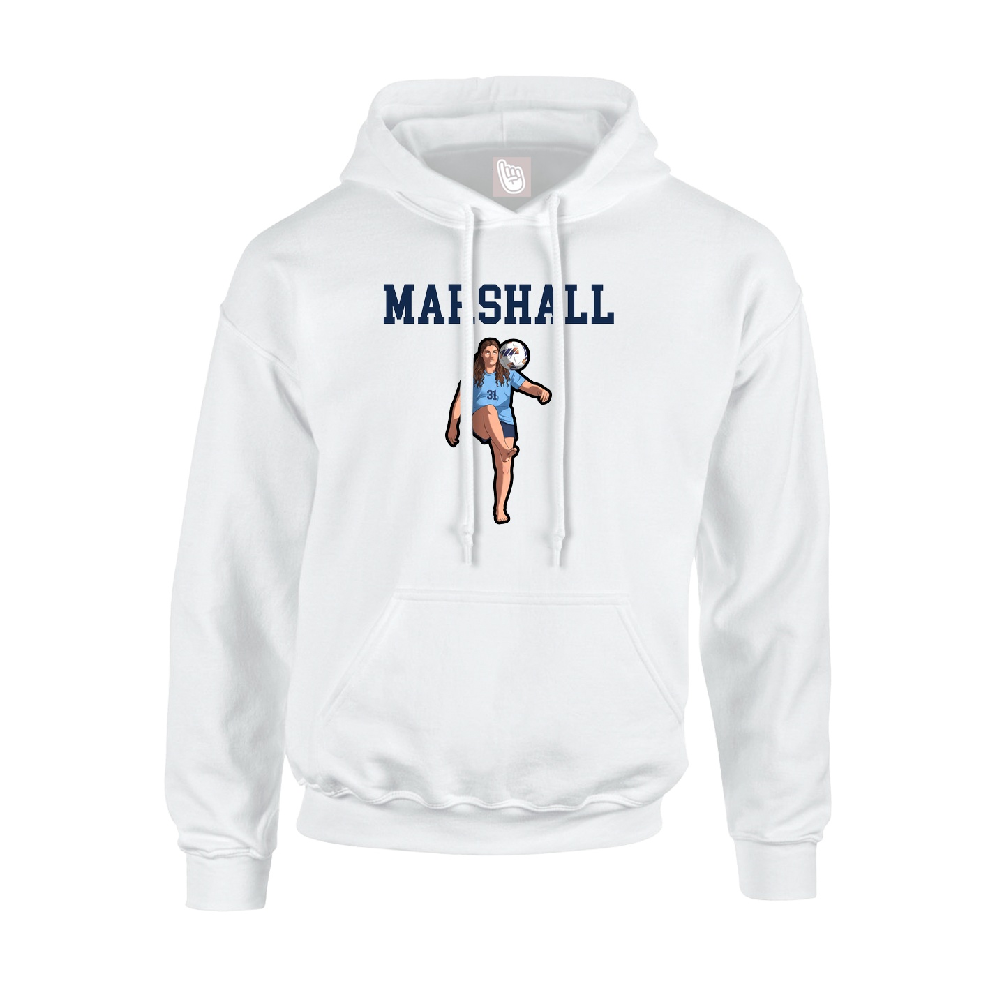 Youth Hoodie — Shirsey in White