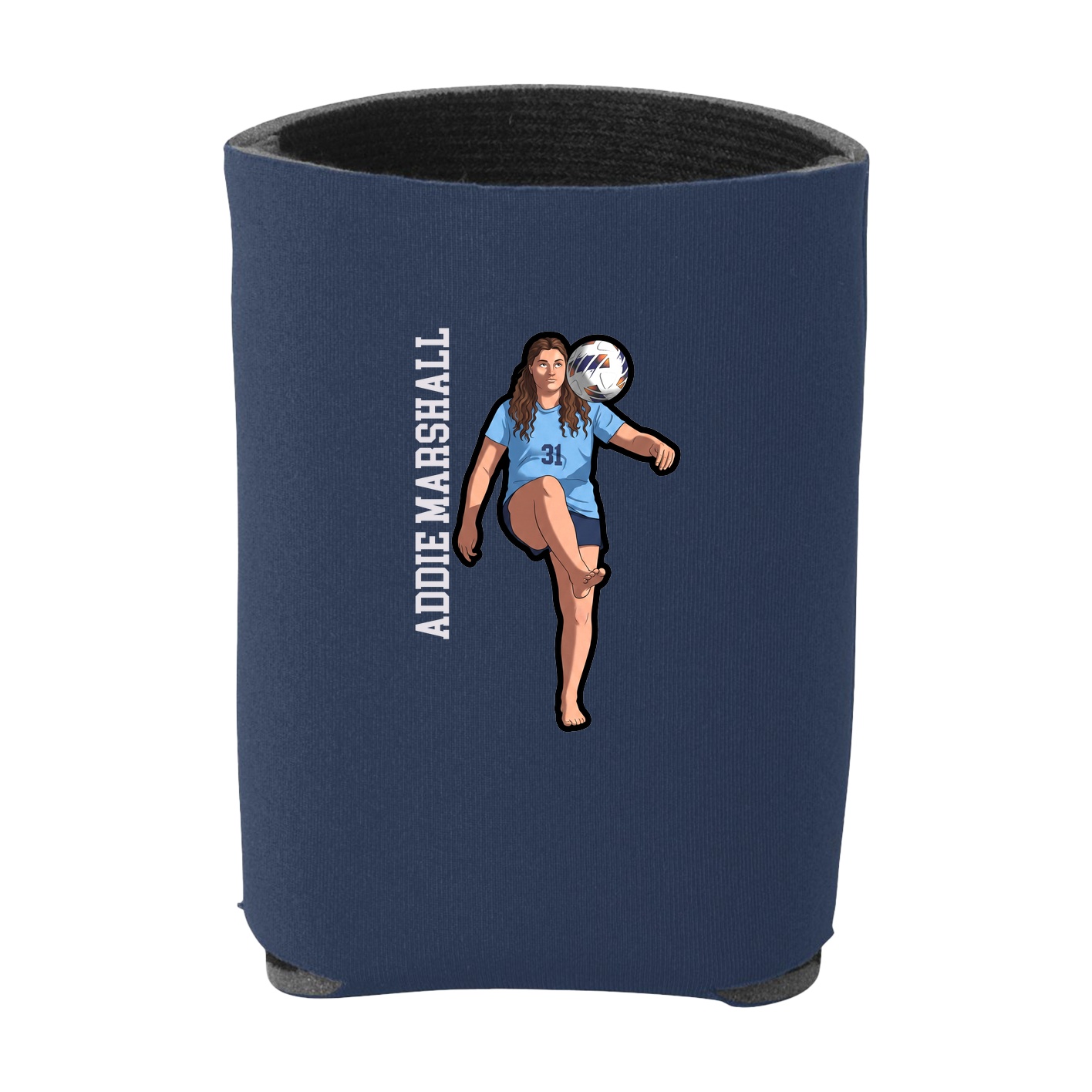 Can Holder — Name Vertical in Navy
