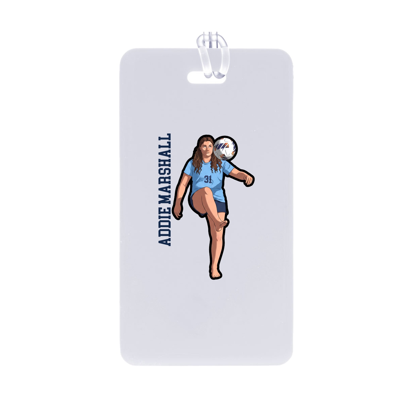 Bag Tag — Name Vertical in Classic