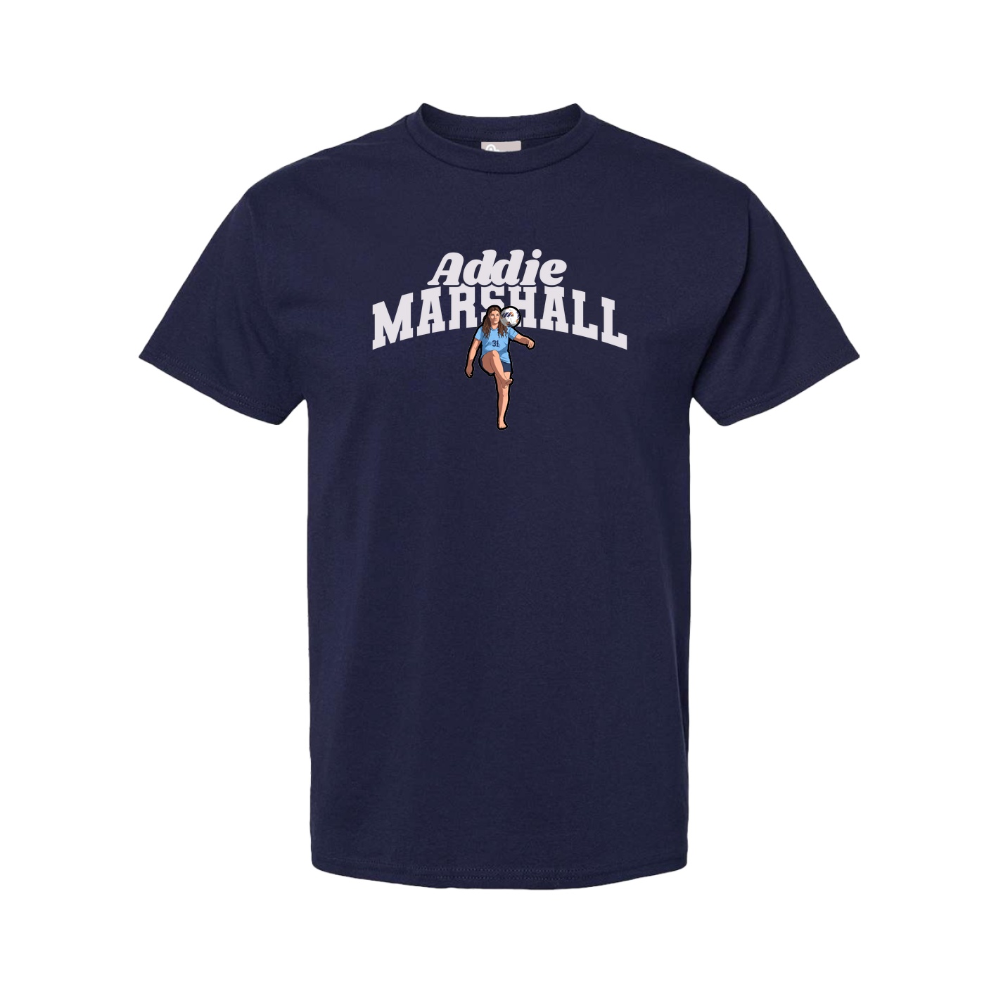 Tee — Signature Arch in Navy