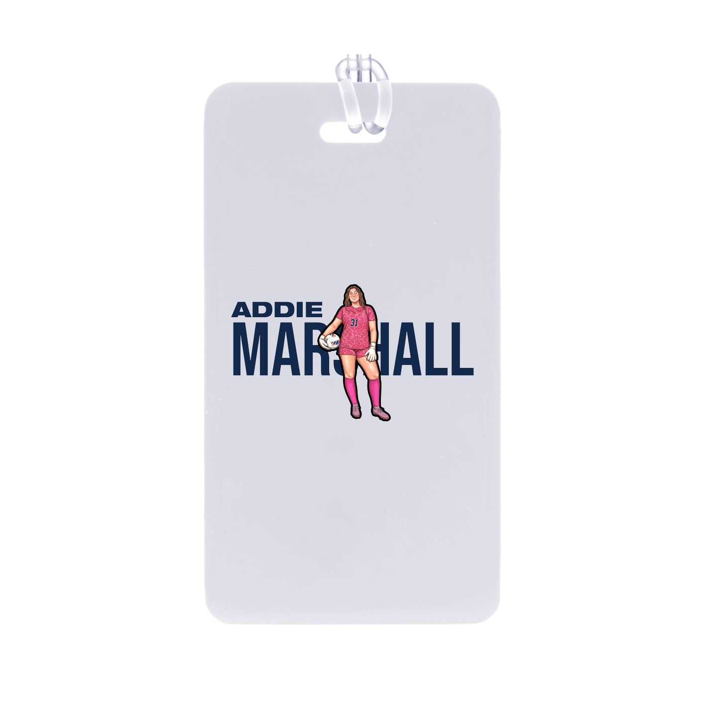 Bag Tag — Player Name in Classic