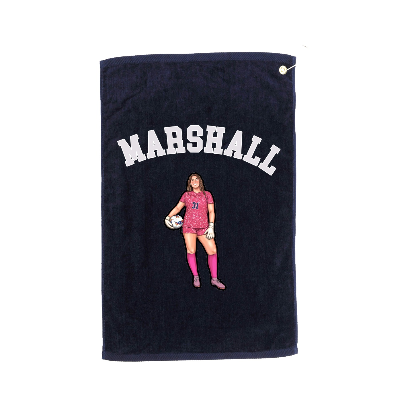 Golf Towel — Shirsey Arch in Navy