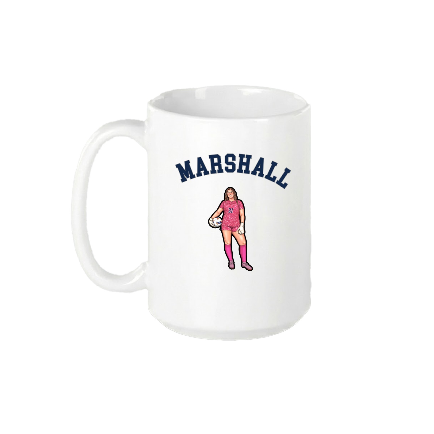 15oz Coffee Mug — Shirsey Arch in White