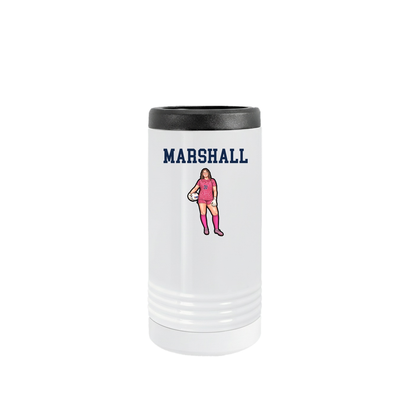 Slim Beverage Holder — Shirsey in White