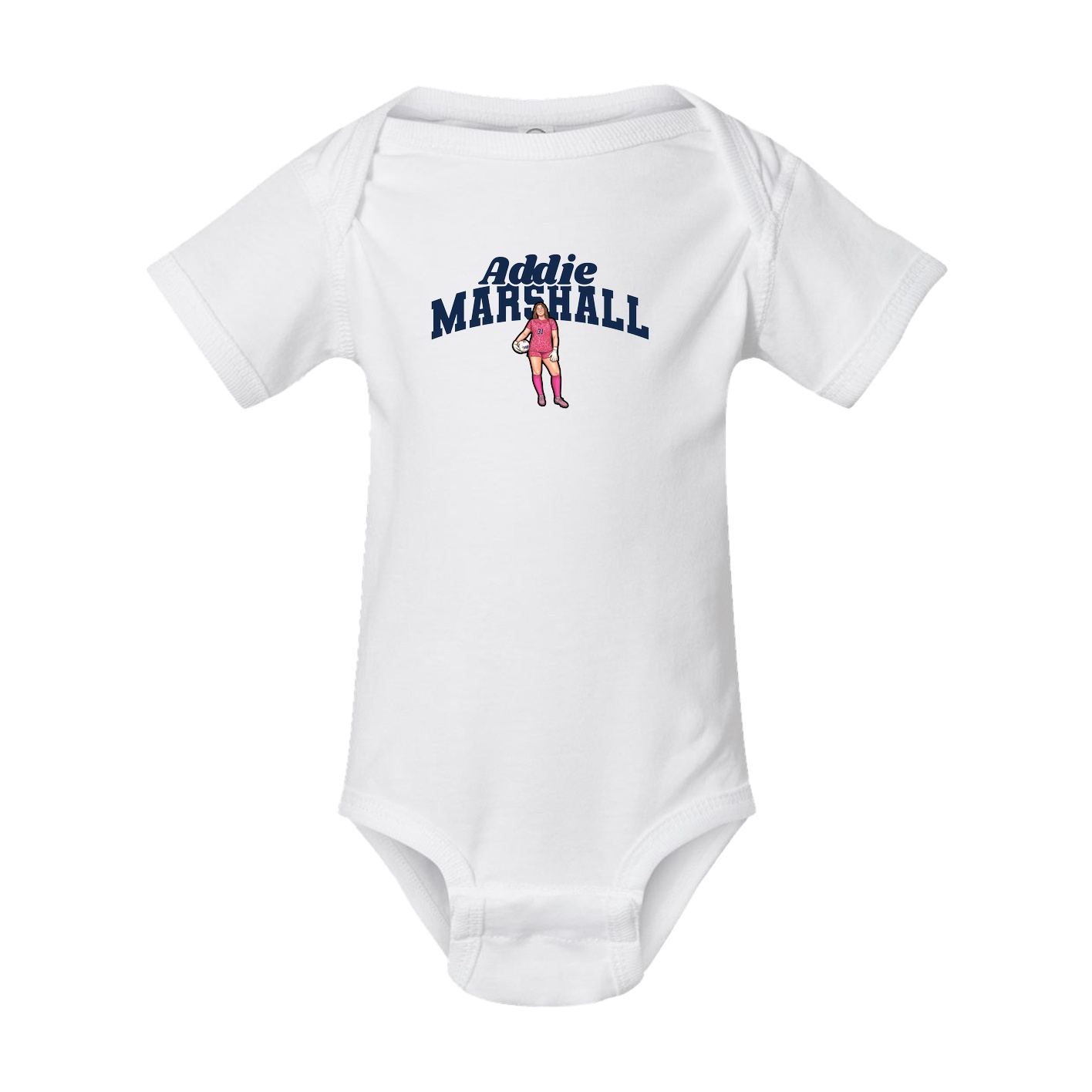 Baby Onesie — Signature Arch in White