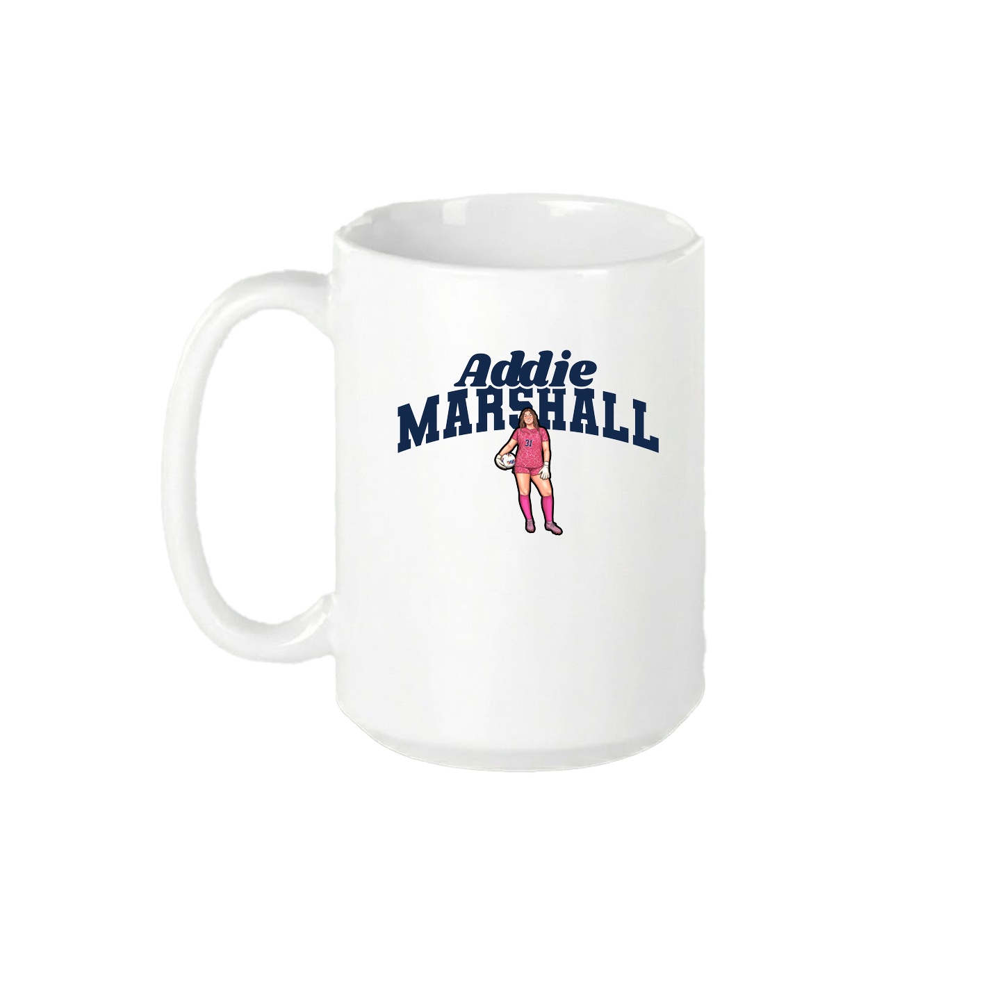 15oz Coffee Mug — Signature Arch in White
