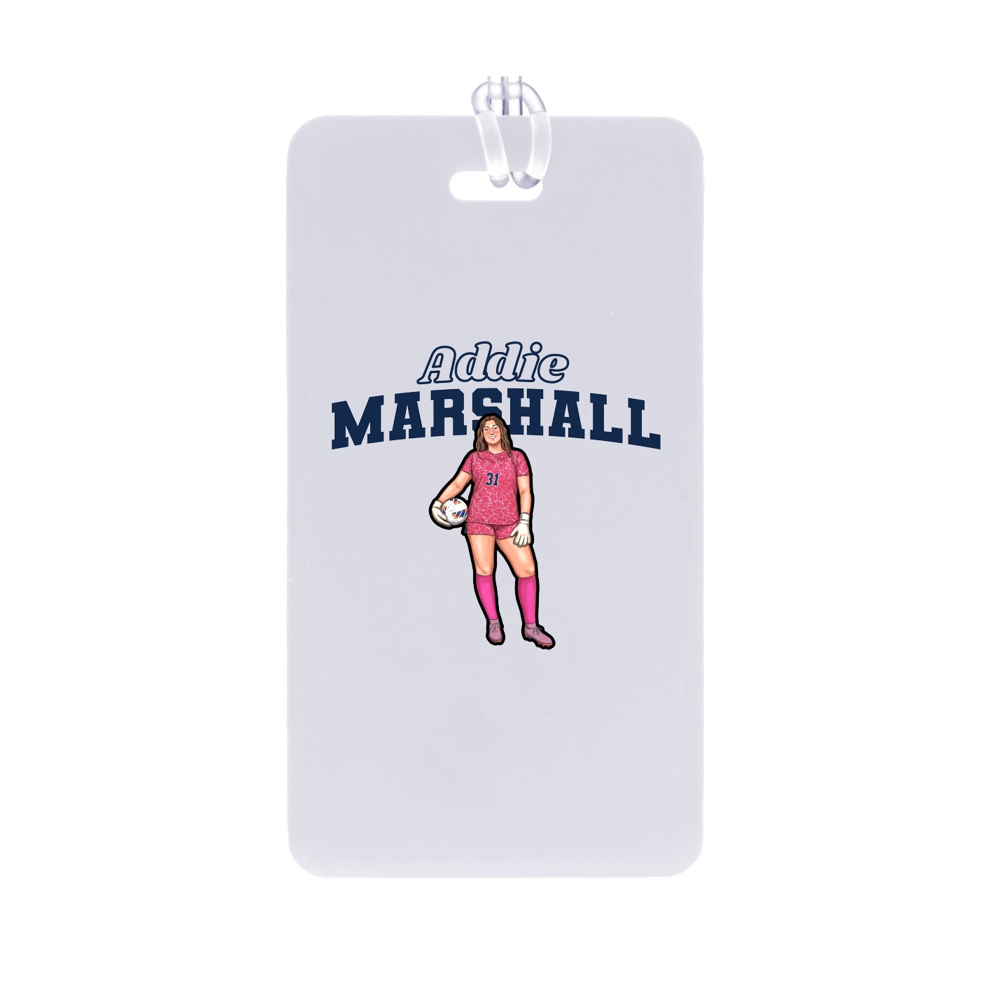 Bag Tag — Name Arch in Classic