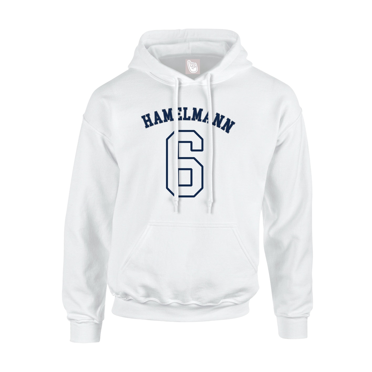 Hoodie — Shirsey Arch in White