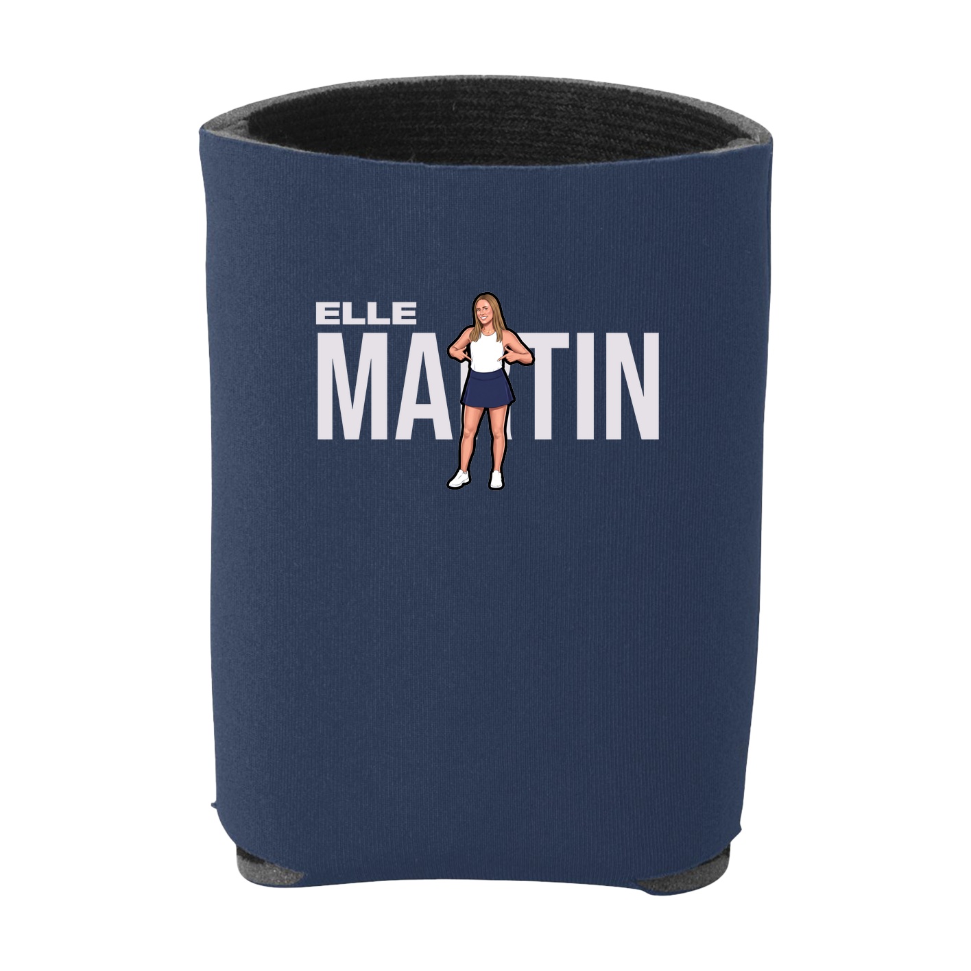 Can Holder — Player Name in Navy