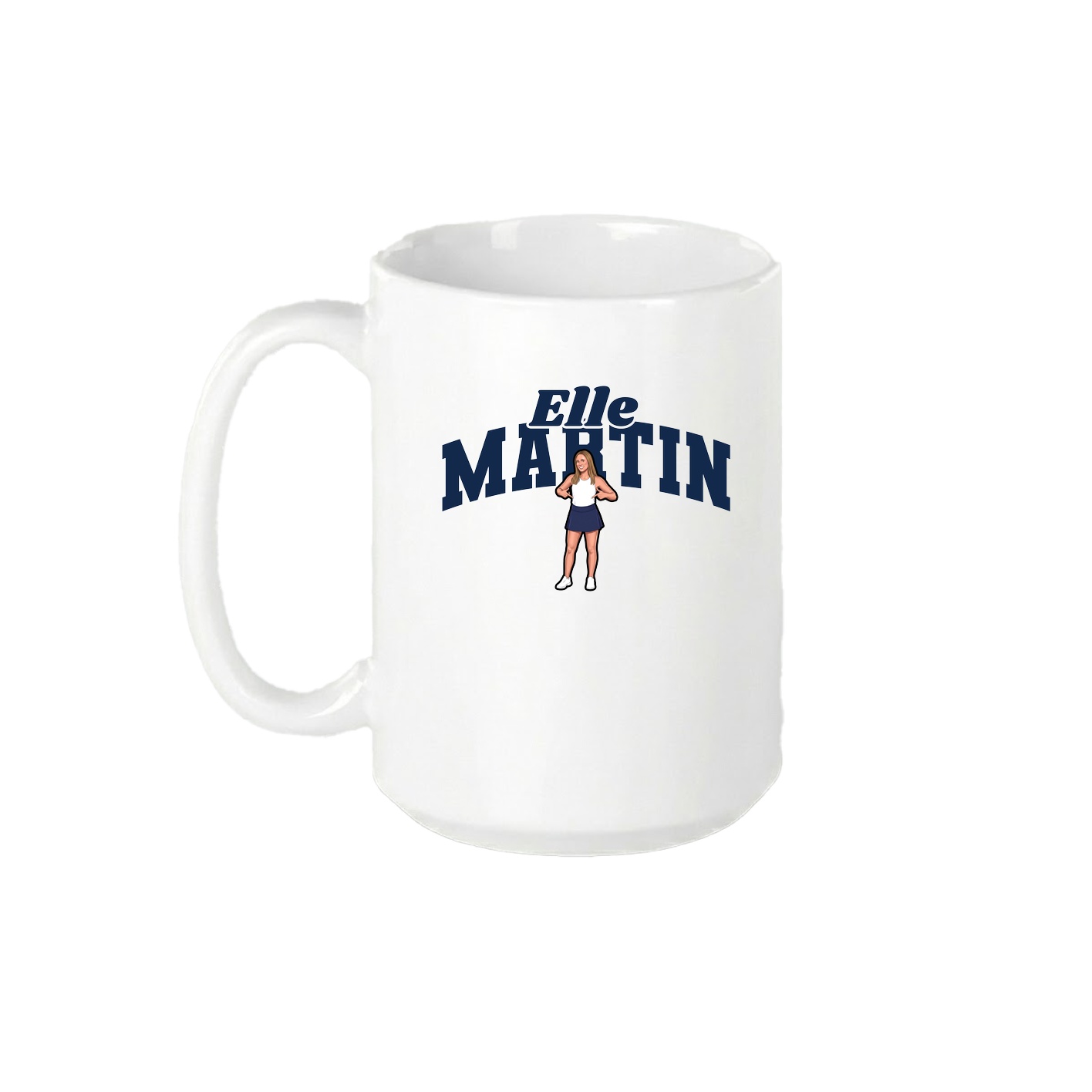 15oz Coffee Mug — Signature Arch in White