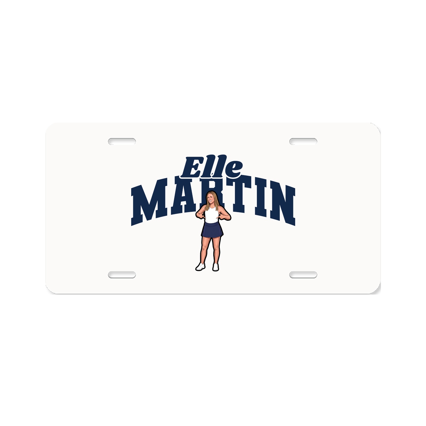 License Plate — Signature Arch in Classic