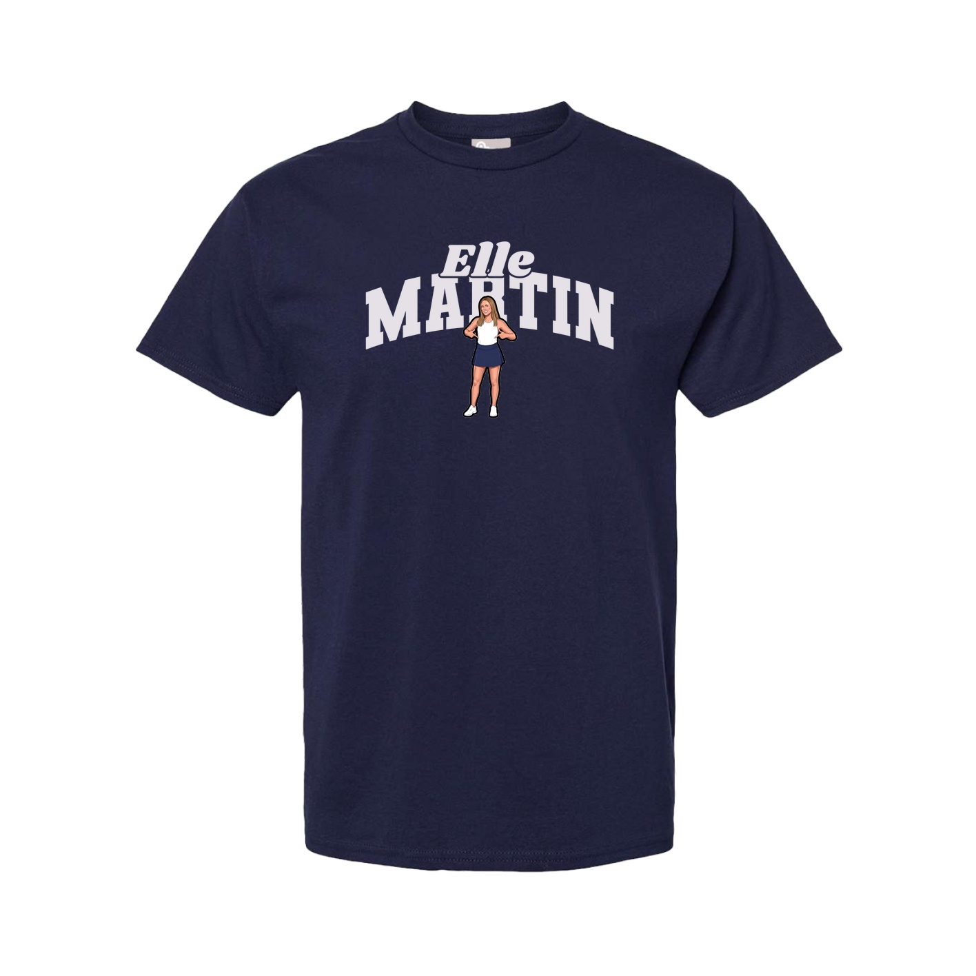 Tee — Signature Arch in Navy