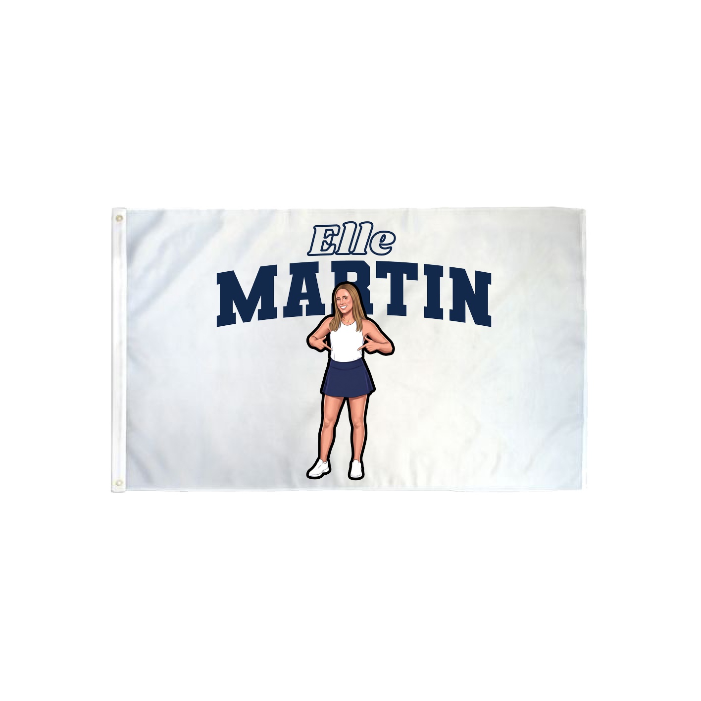 3x5 Flag — Name Arch in Classic