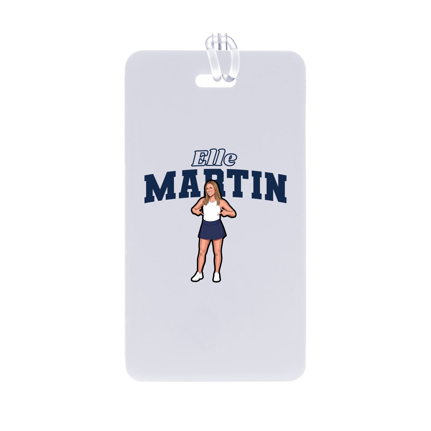 Bag Tag — Name Arch in Classic