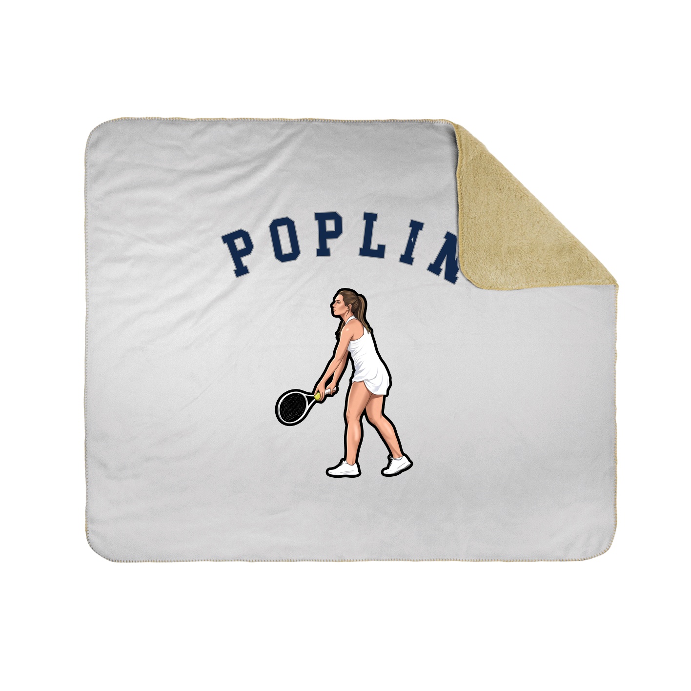 Throw Blanket — Shirsey Arch in White