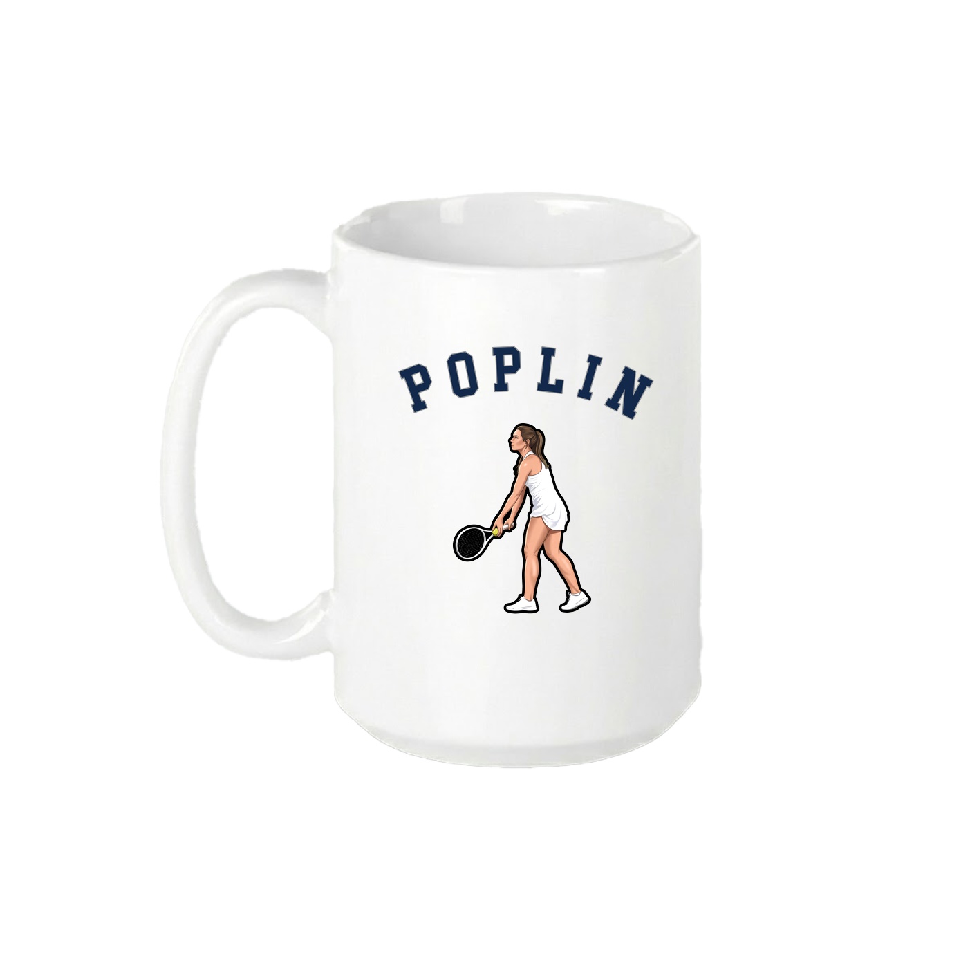 15oz Coffee Mug — Shirsey Arch in White