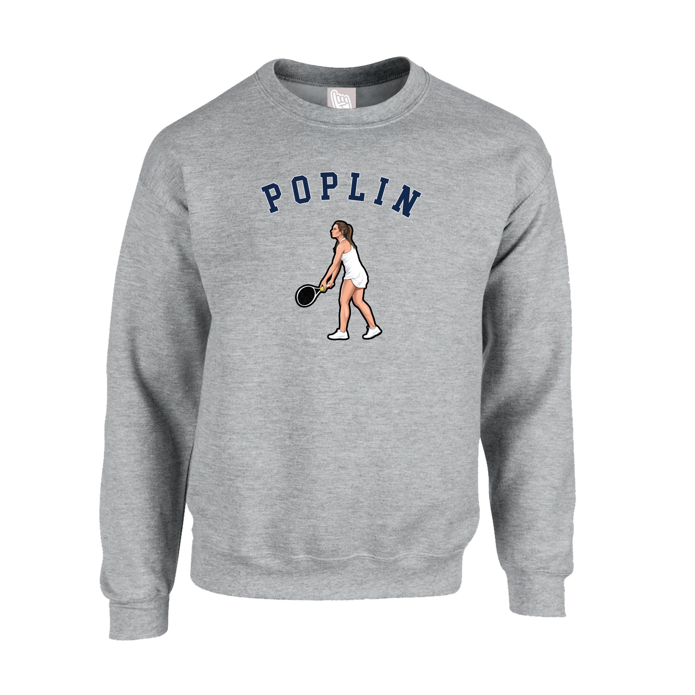 Fleece Crew — Shirsey Arch in Grey