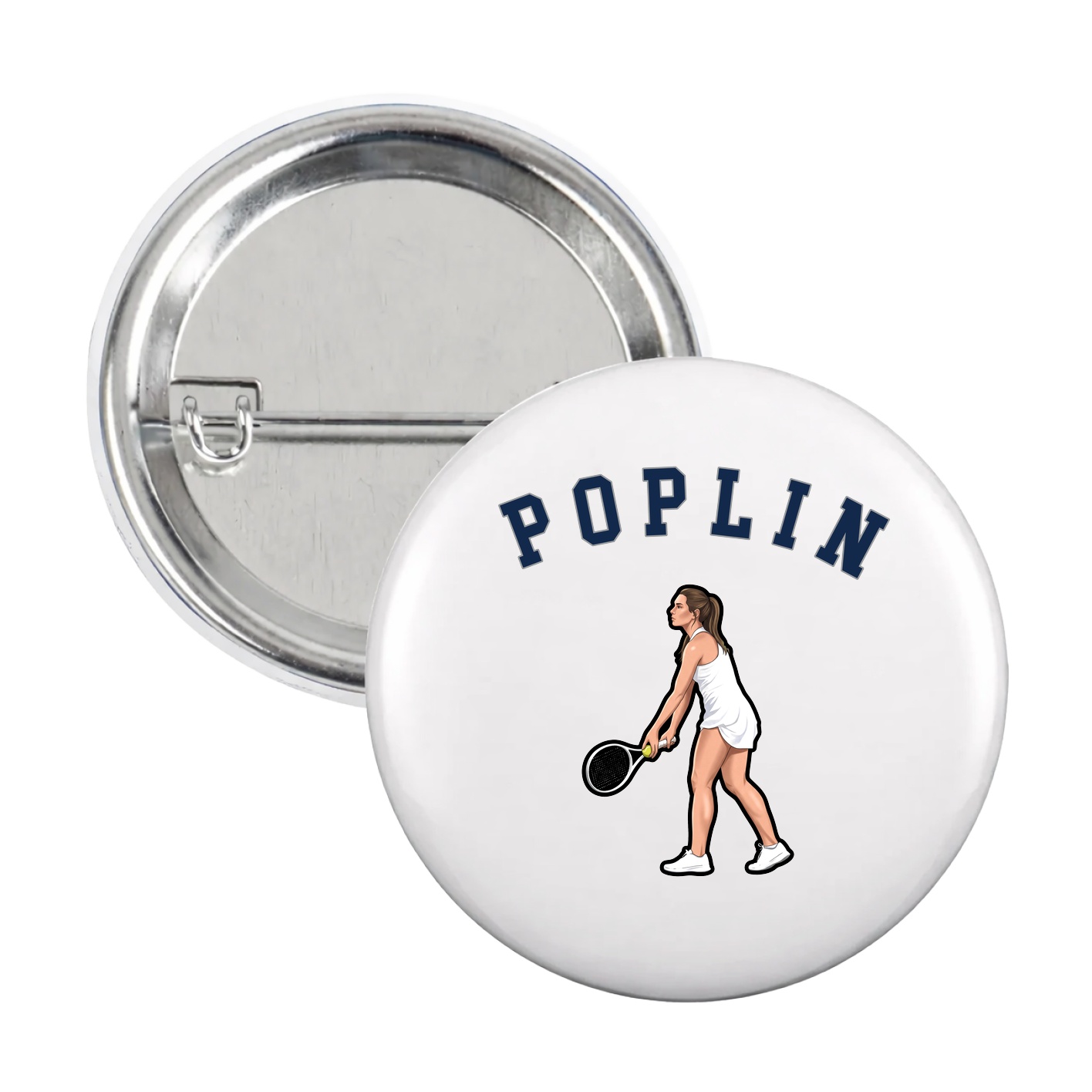 Game Day Button — Shirsey Arch in White
