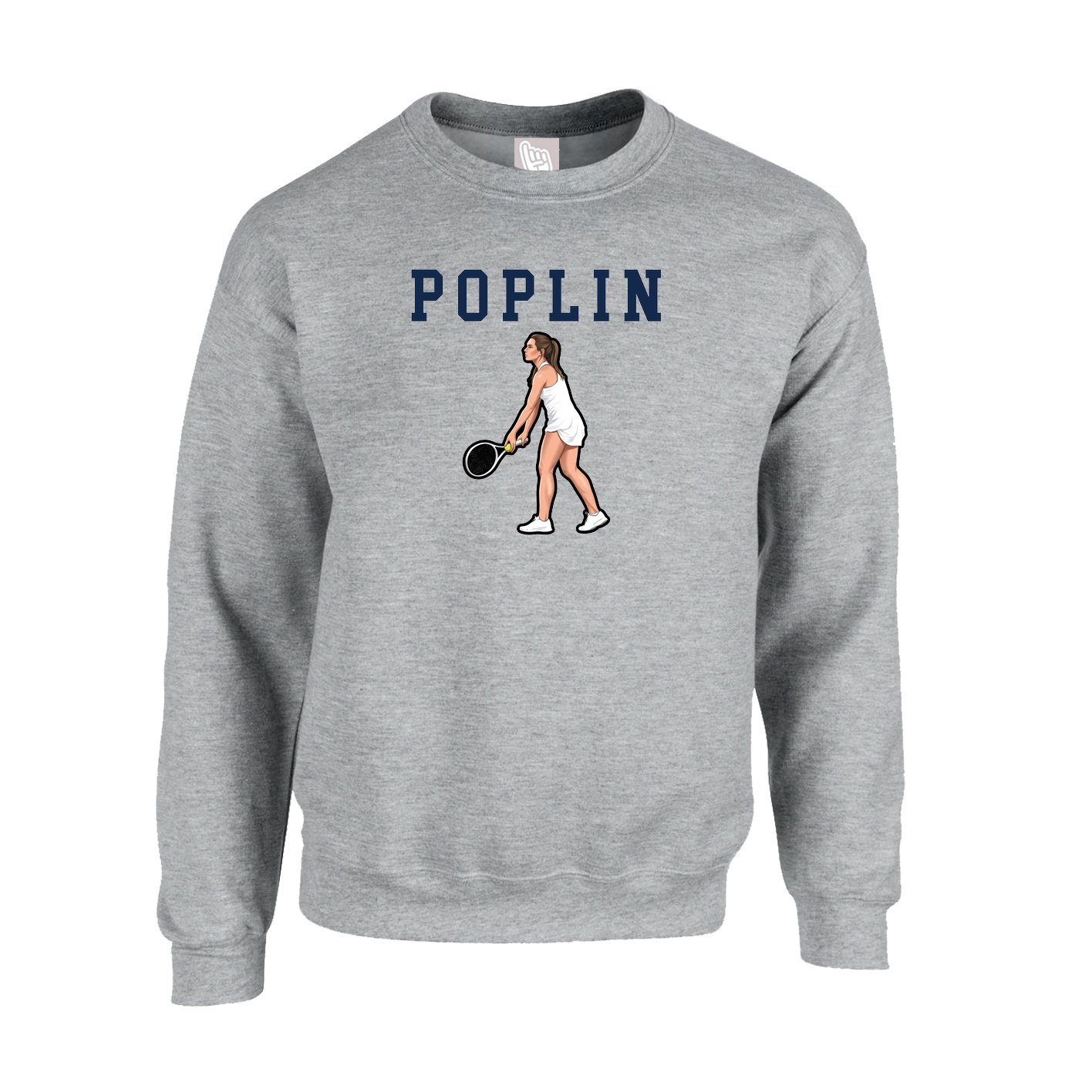 Fleece Crew — Shirsey in Grey