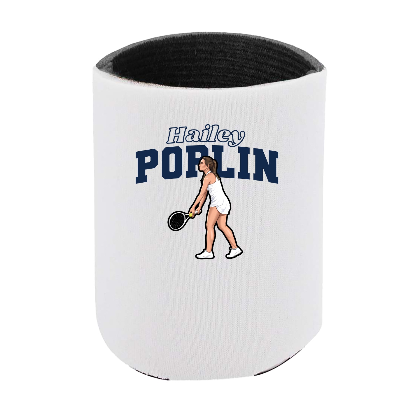 Can Holder — Name Arch in White