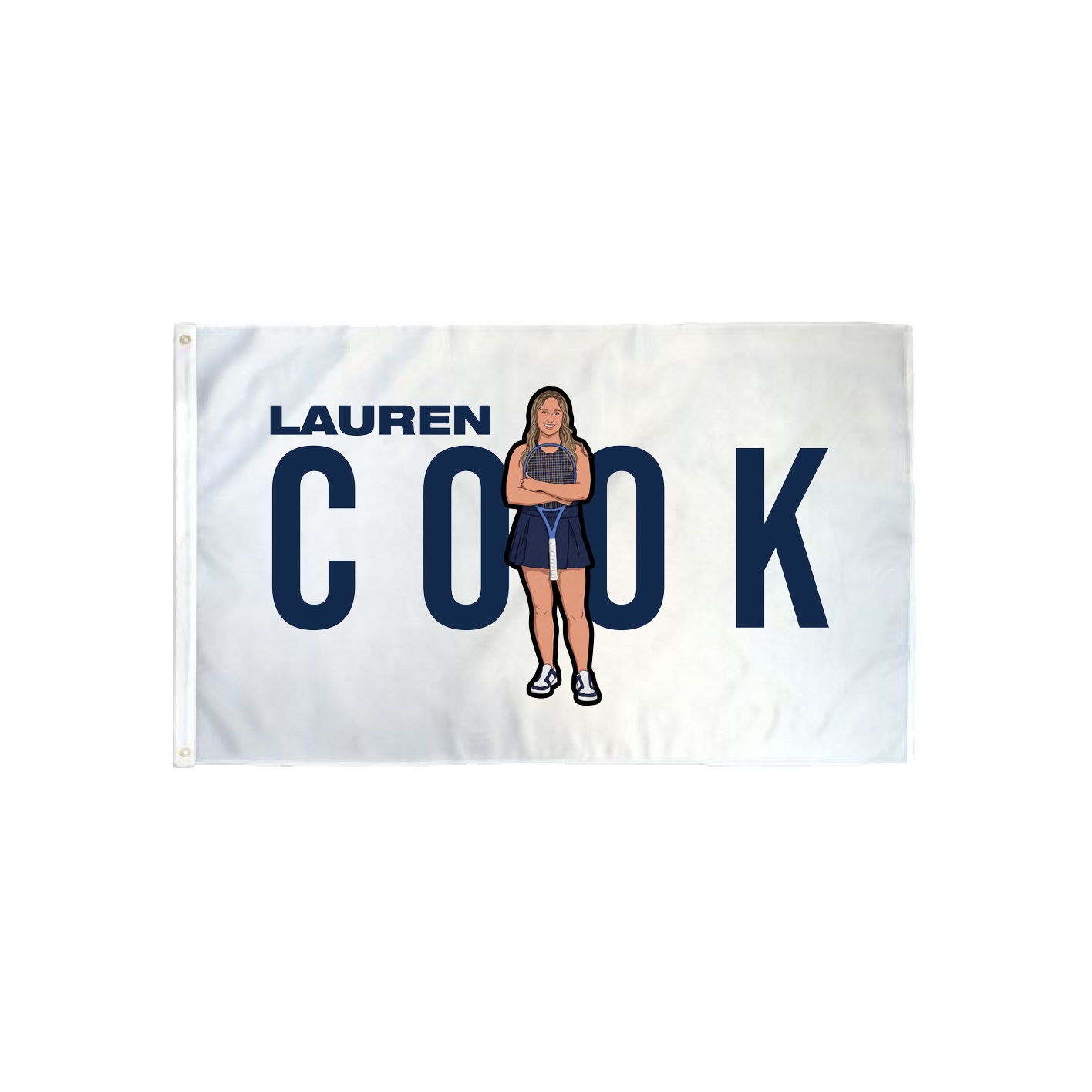 3x5 Flag — Player Name in Classic