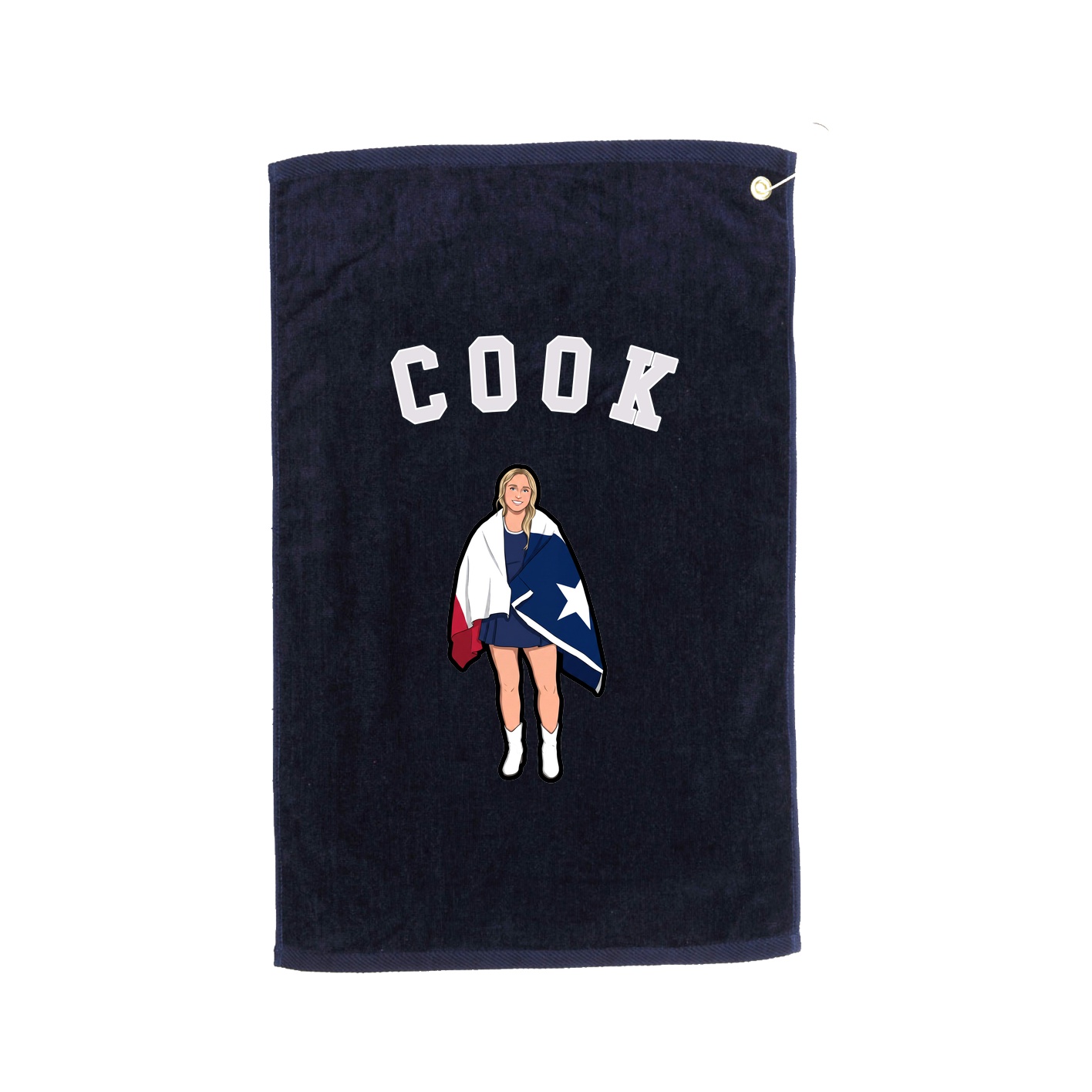 Golf Towel — Shirsey Arch in Navy
