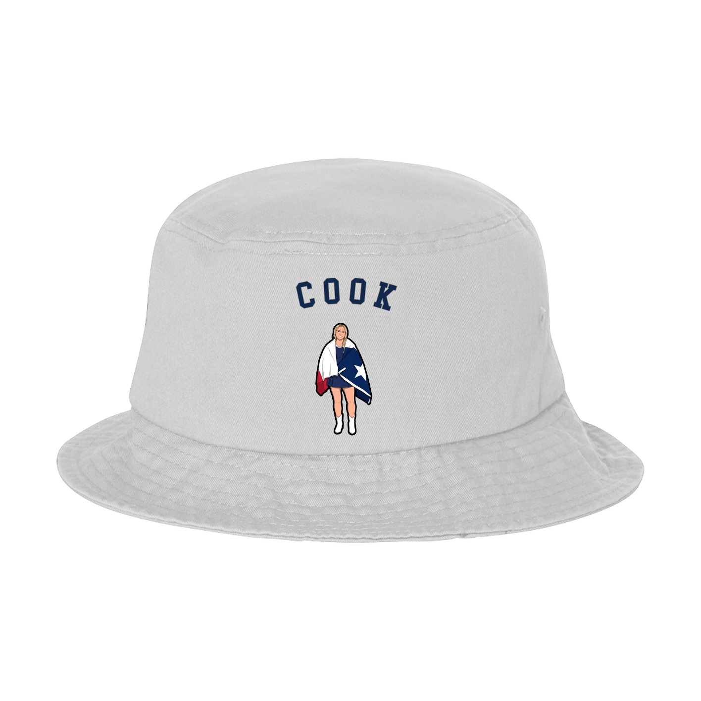 Bucket Cap — Shirsey Arch in White