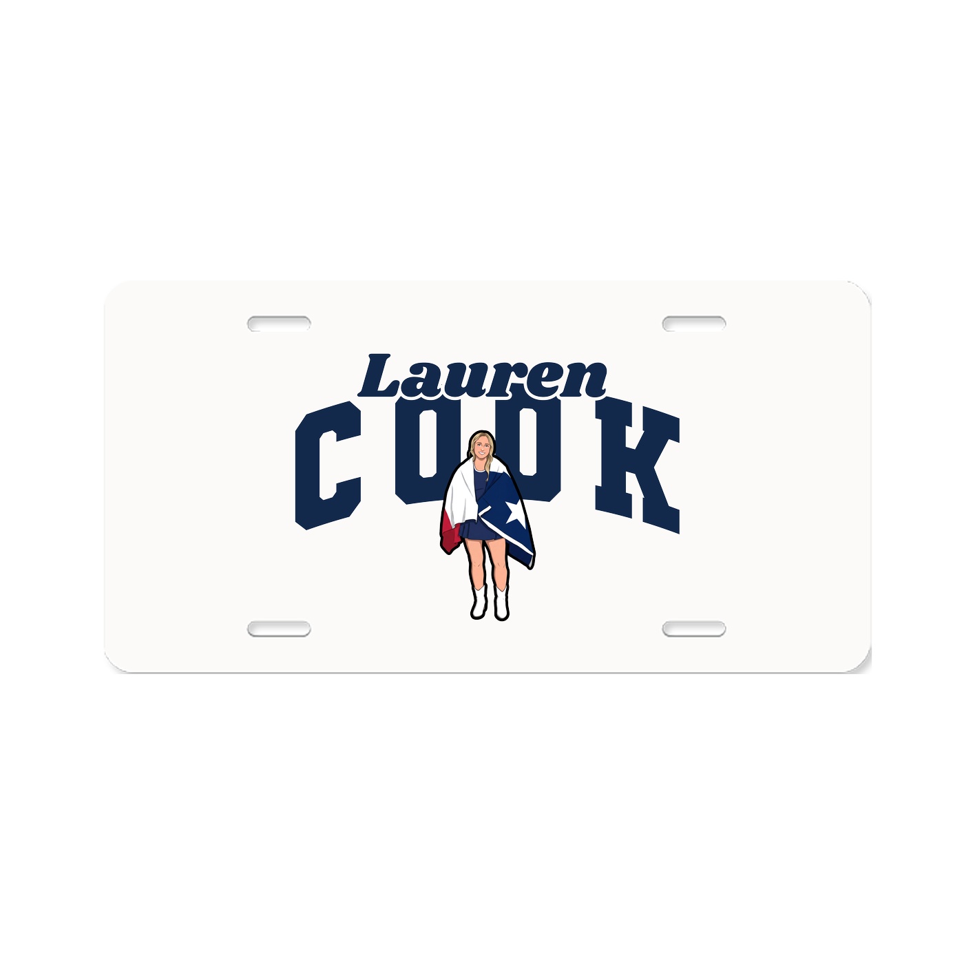 License Plate — Signature Arch in Classic