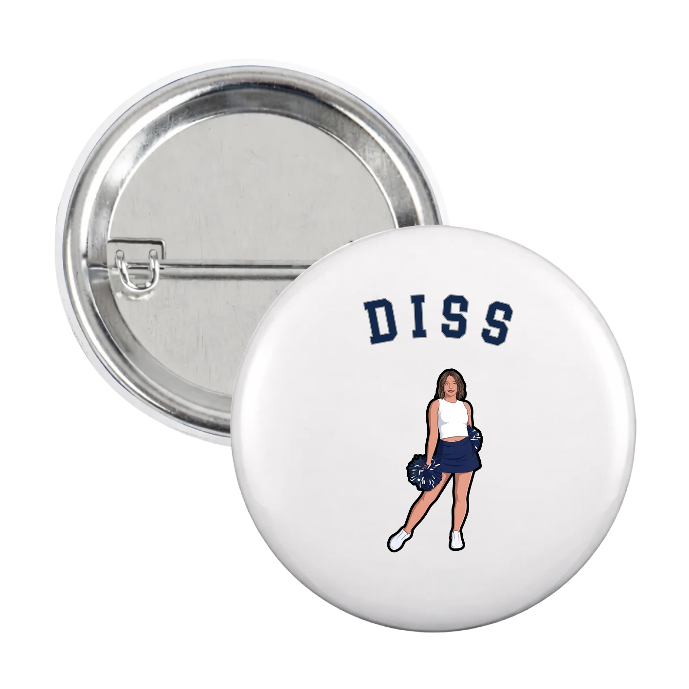 Game Day Button — Shirsey Arch in White