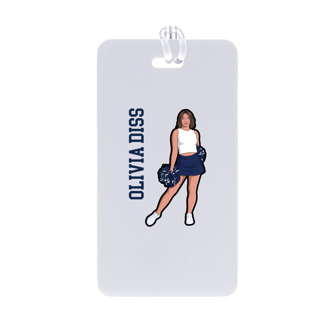 Bag Tag — Name Vertical in Classic