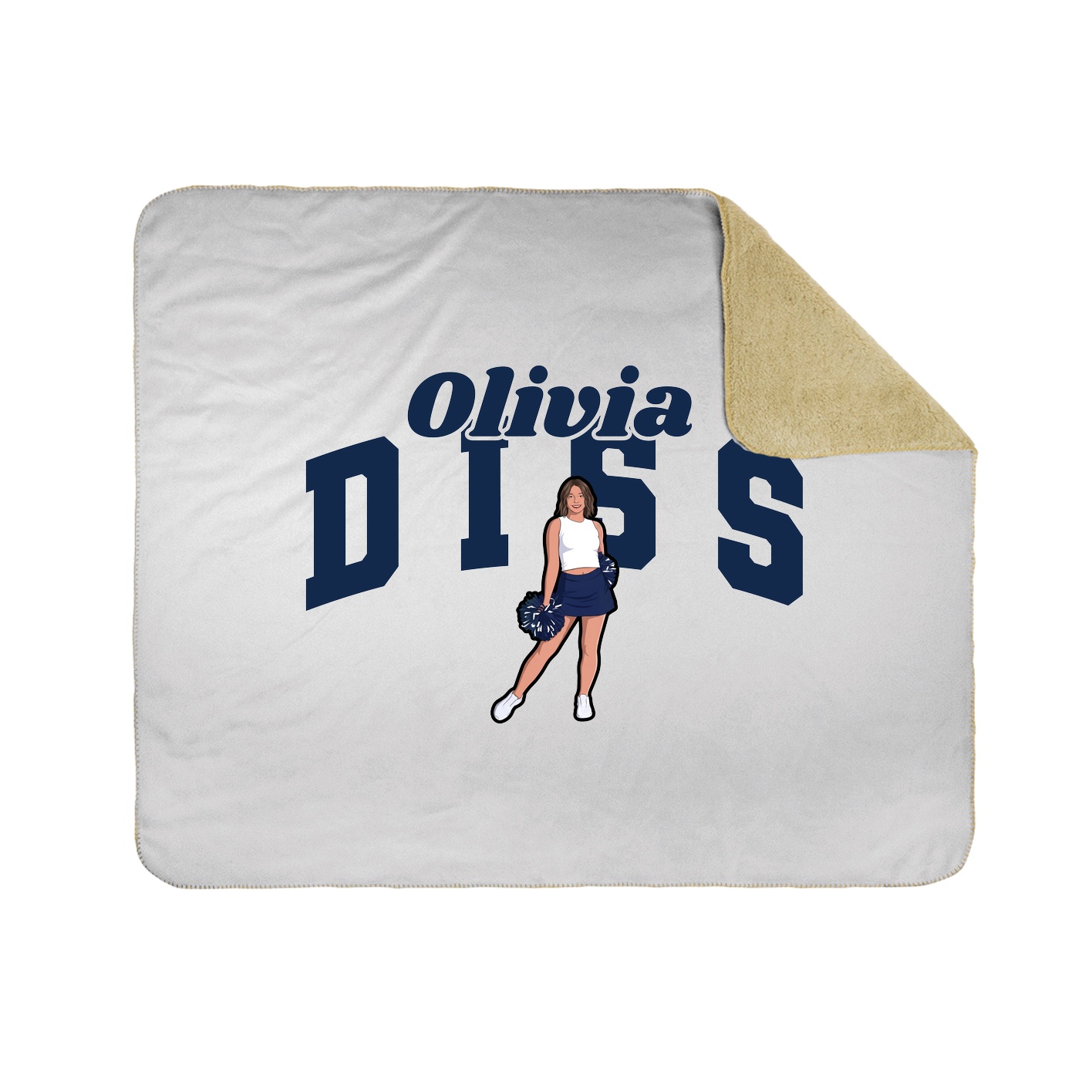Throw Blanket — Signature Arch in White