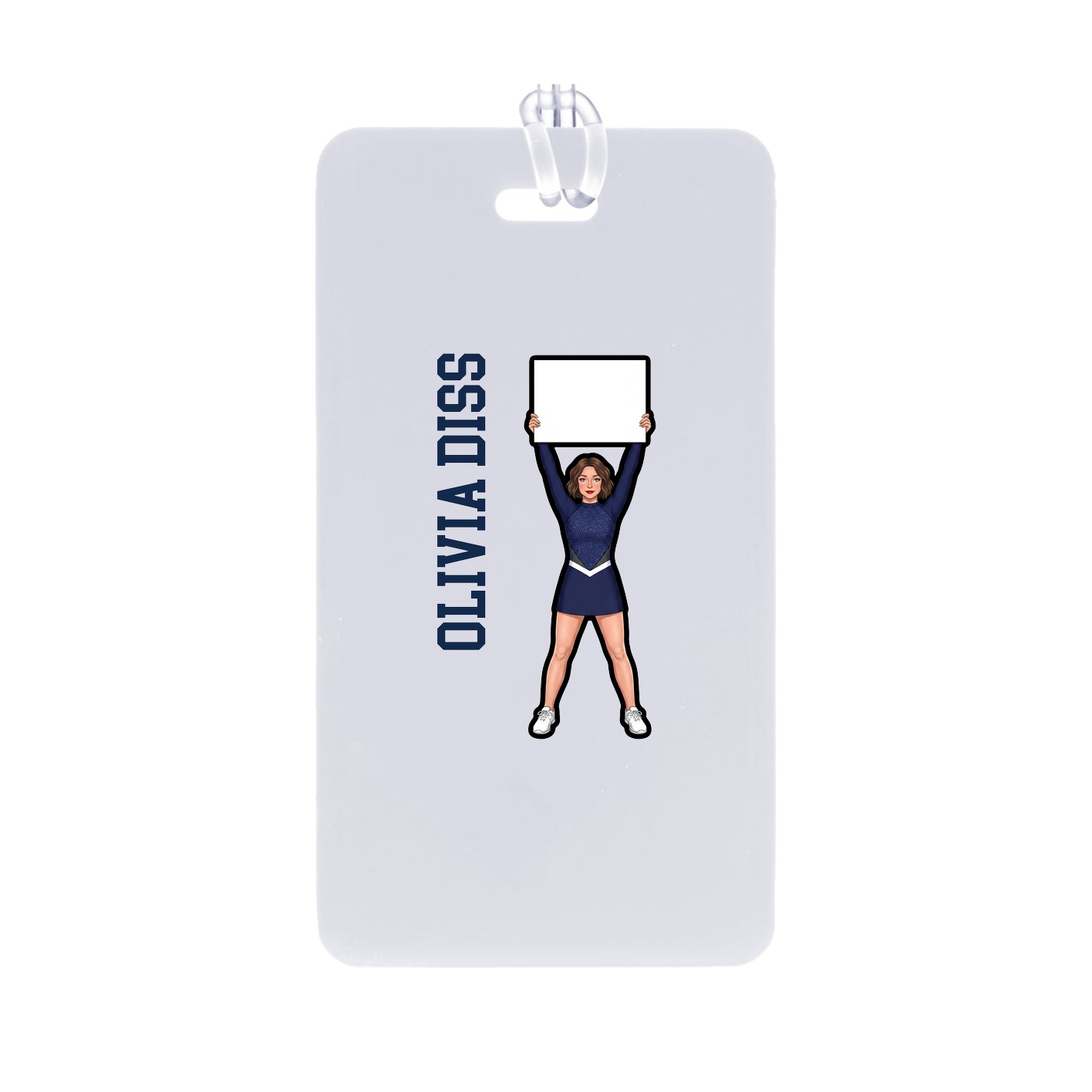 Bag Tag — Name Vertical in Classic