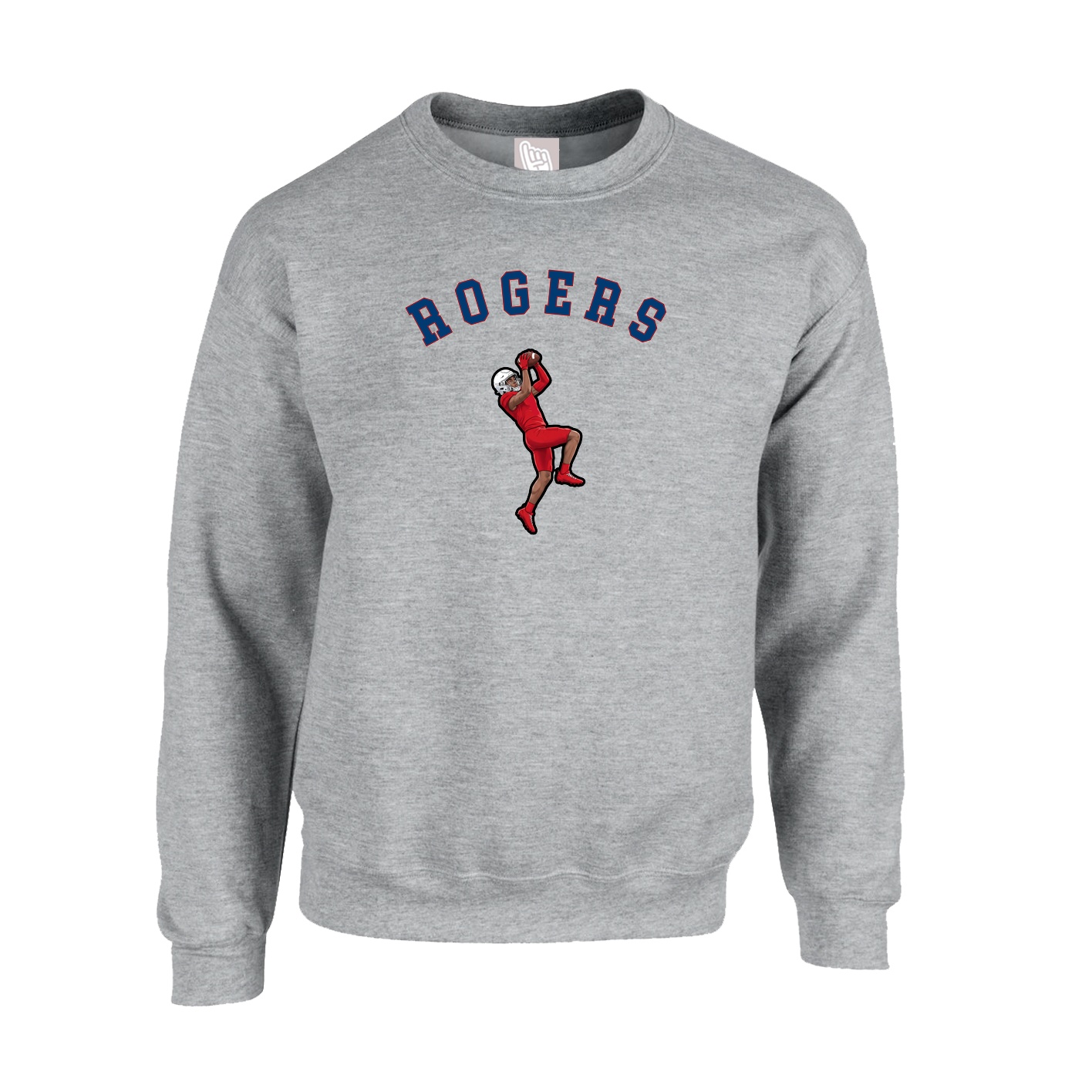 Fleece Crew — Shirsey Arch in Grey