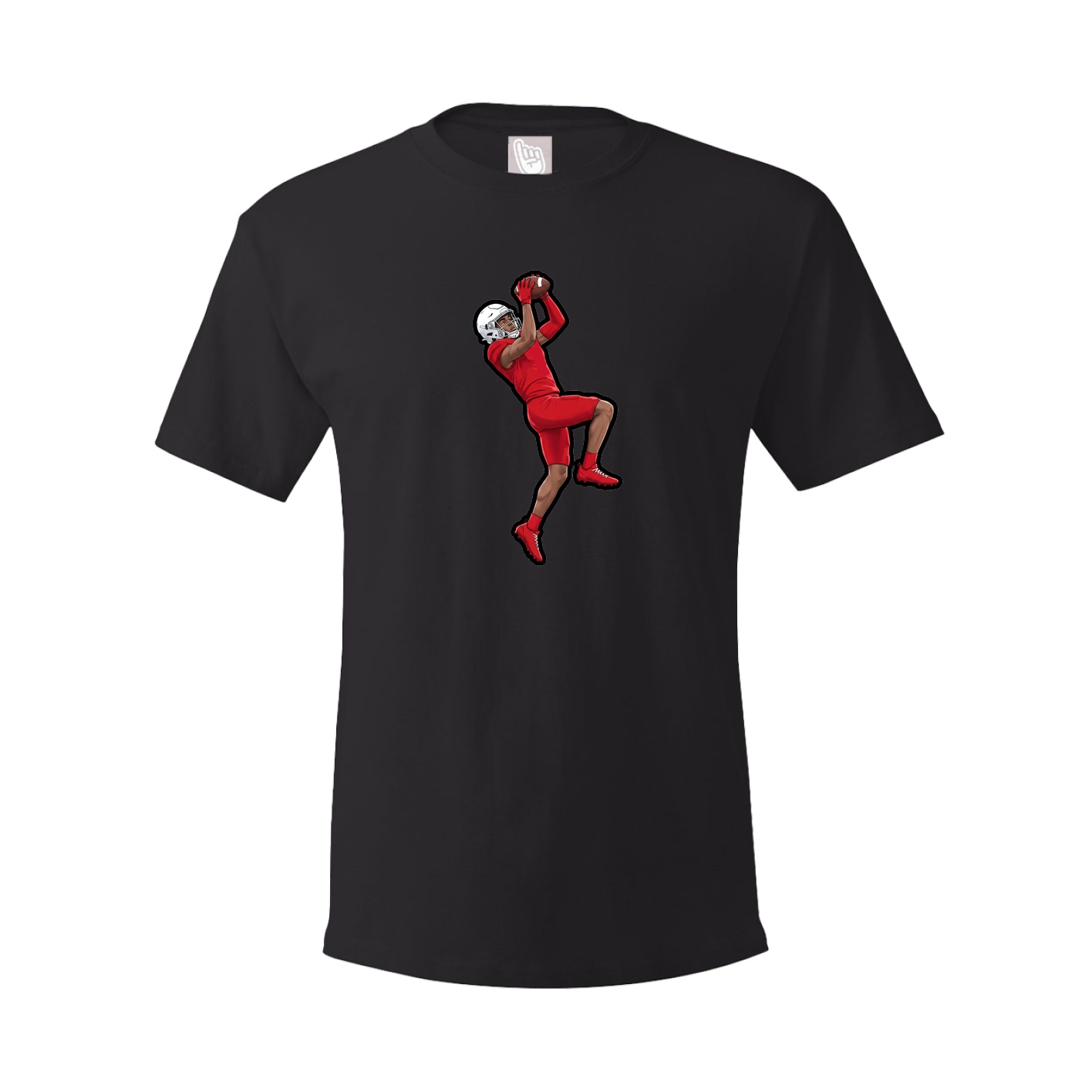 Youth Tee — Name Vertical in Black