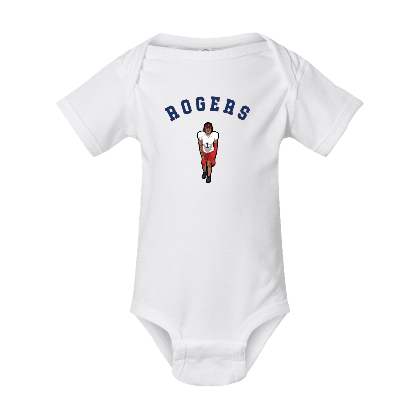 Baby Onesie — Shirsey Arch in White