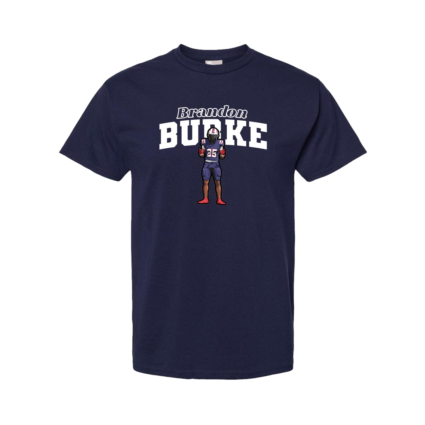 Youth Tee — Name Arch in Navy