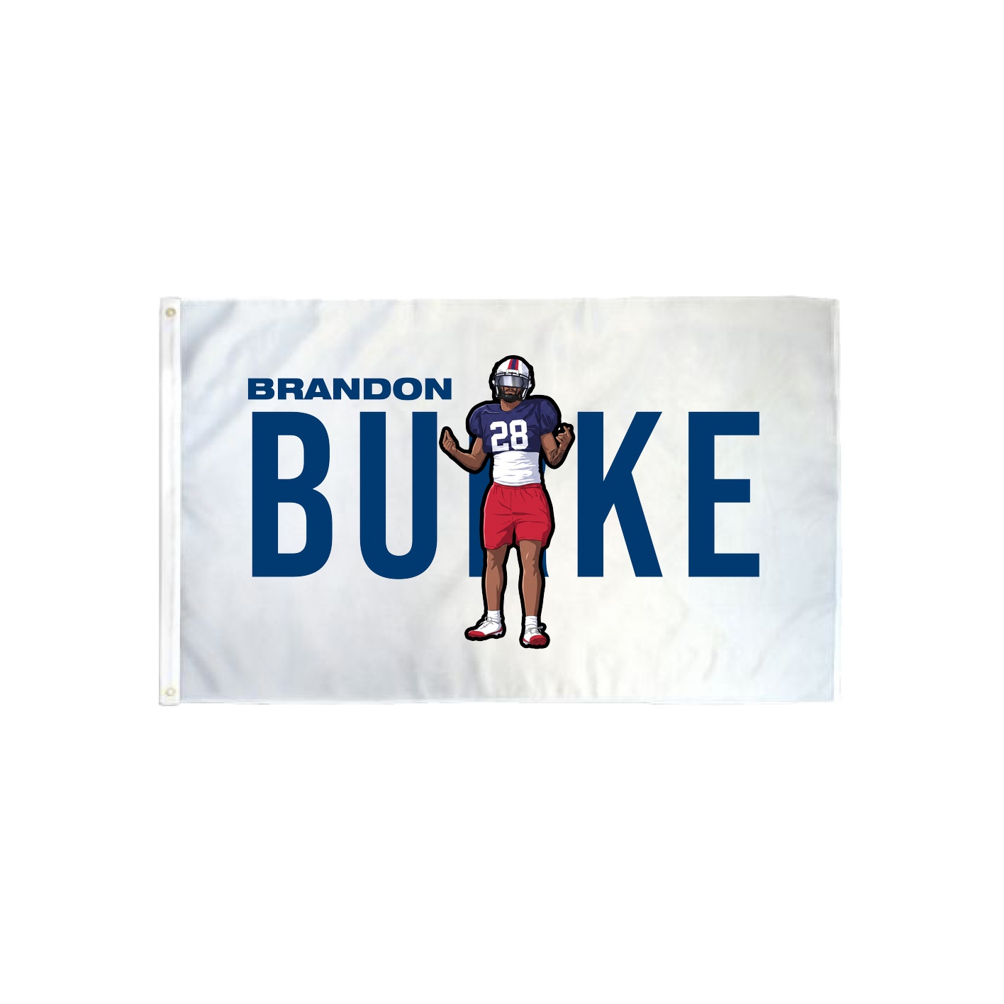 3x5 Flag — Player Name in Classic