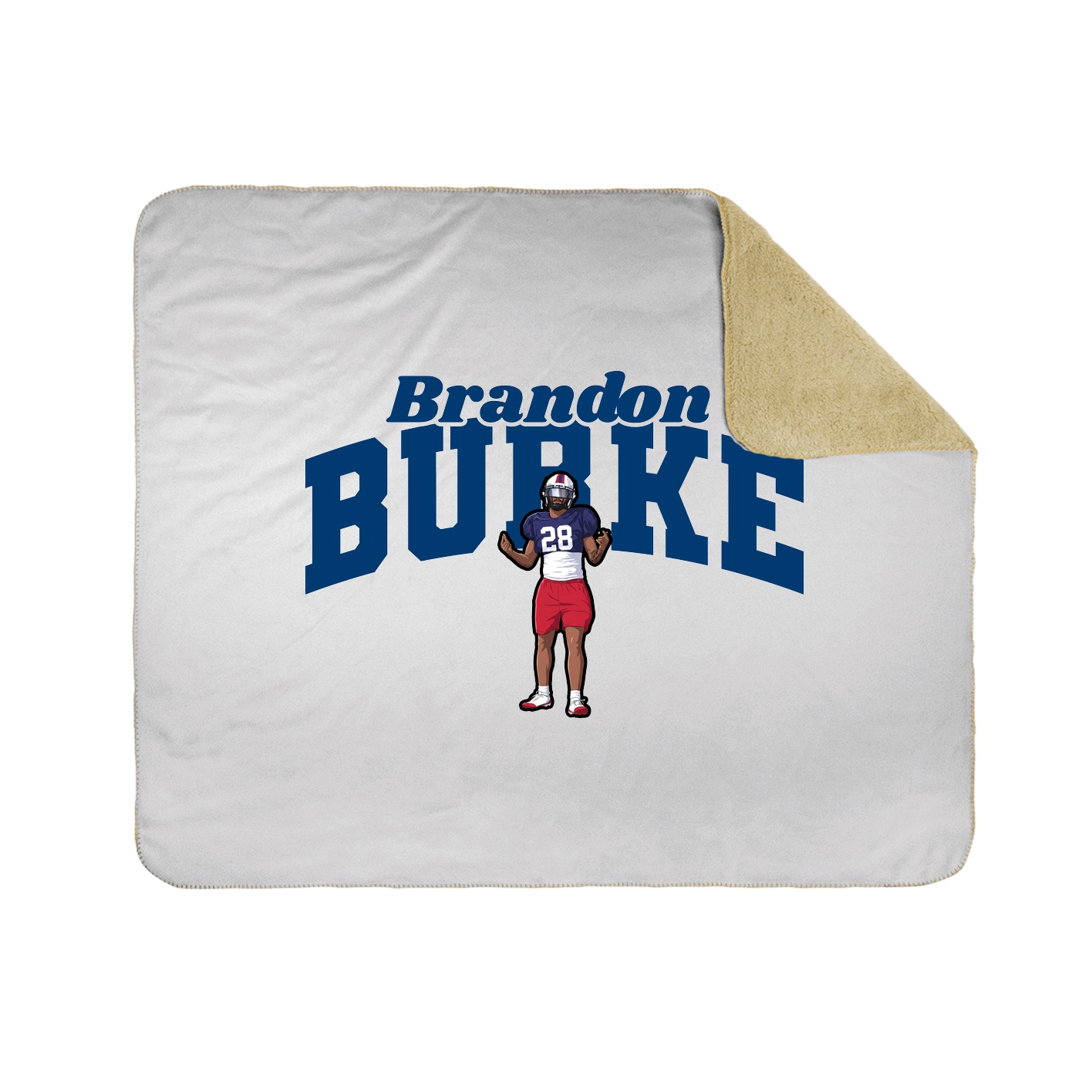 Throw Blanket — Signature Arch in White