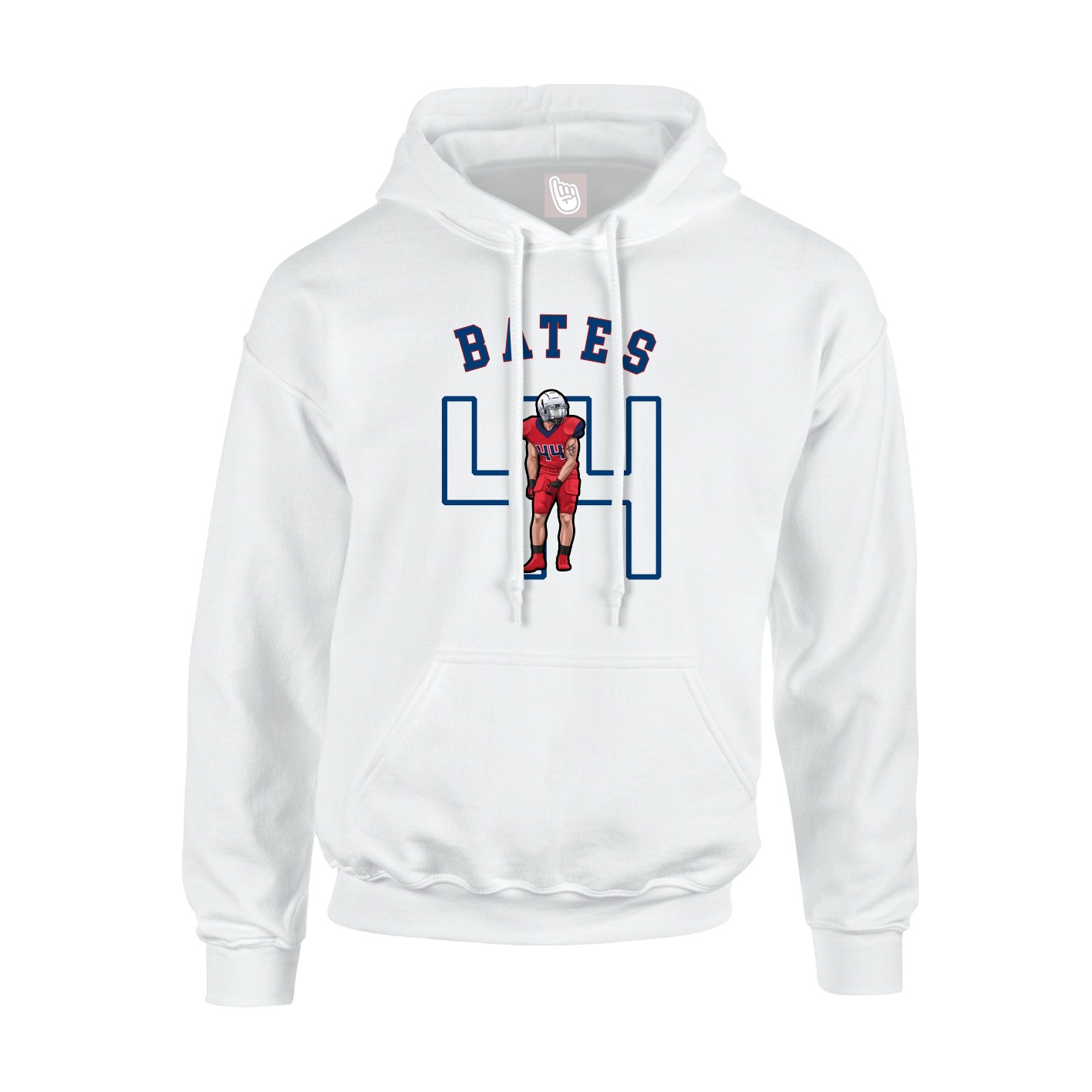 Youth Hoodie — Shirsey Arch in White