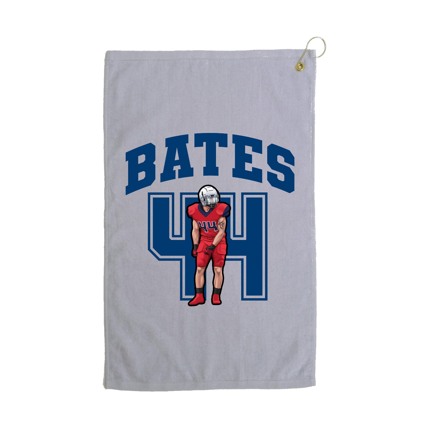 Golf Towel — Number in Grey