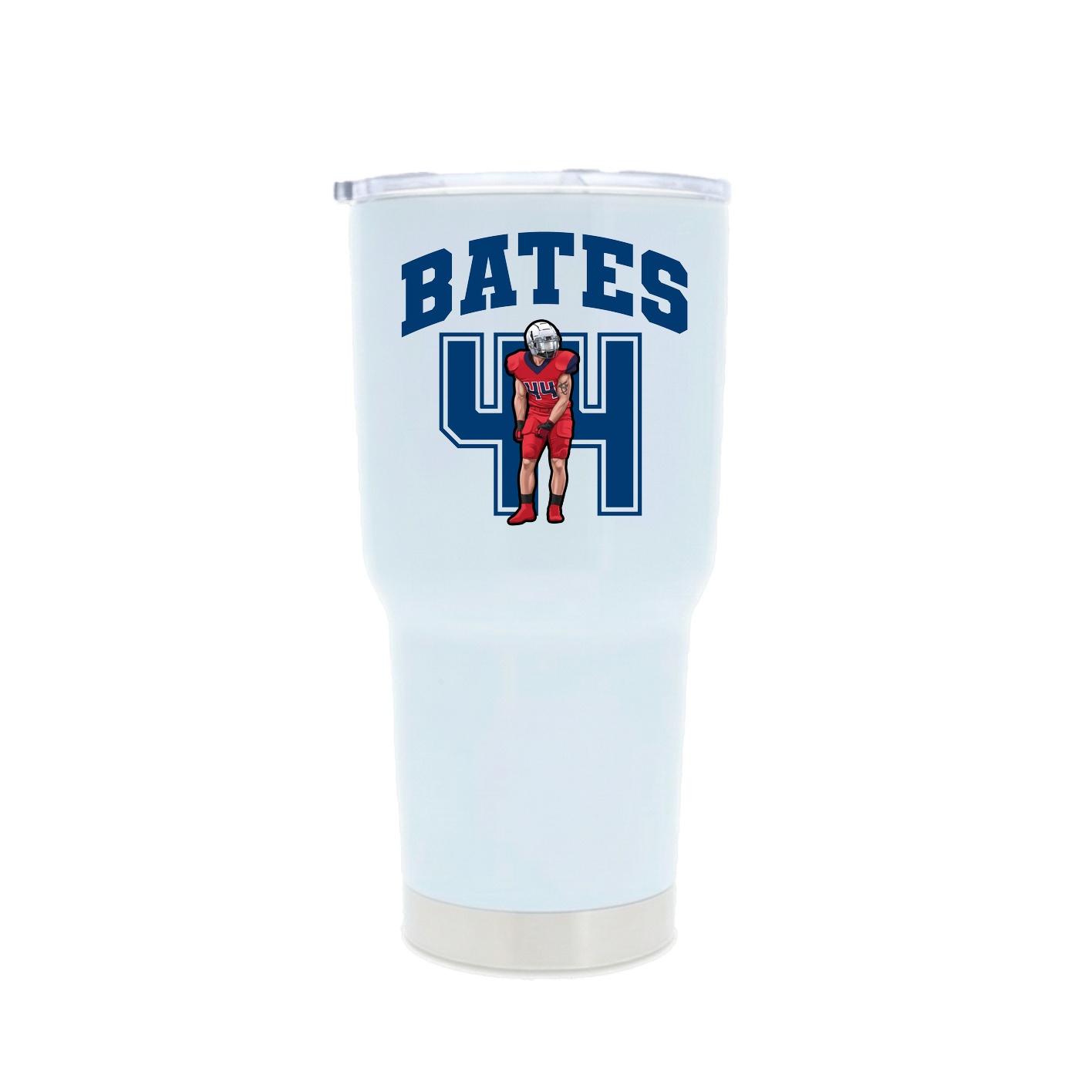 30oz Stainless Steel Tumbler — Number in White